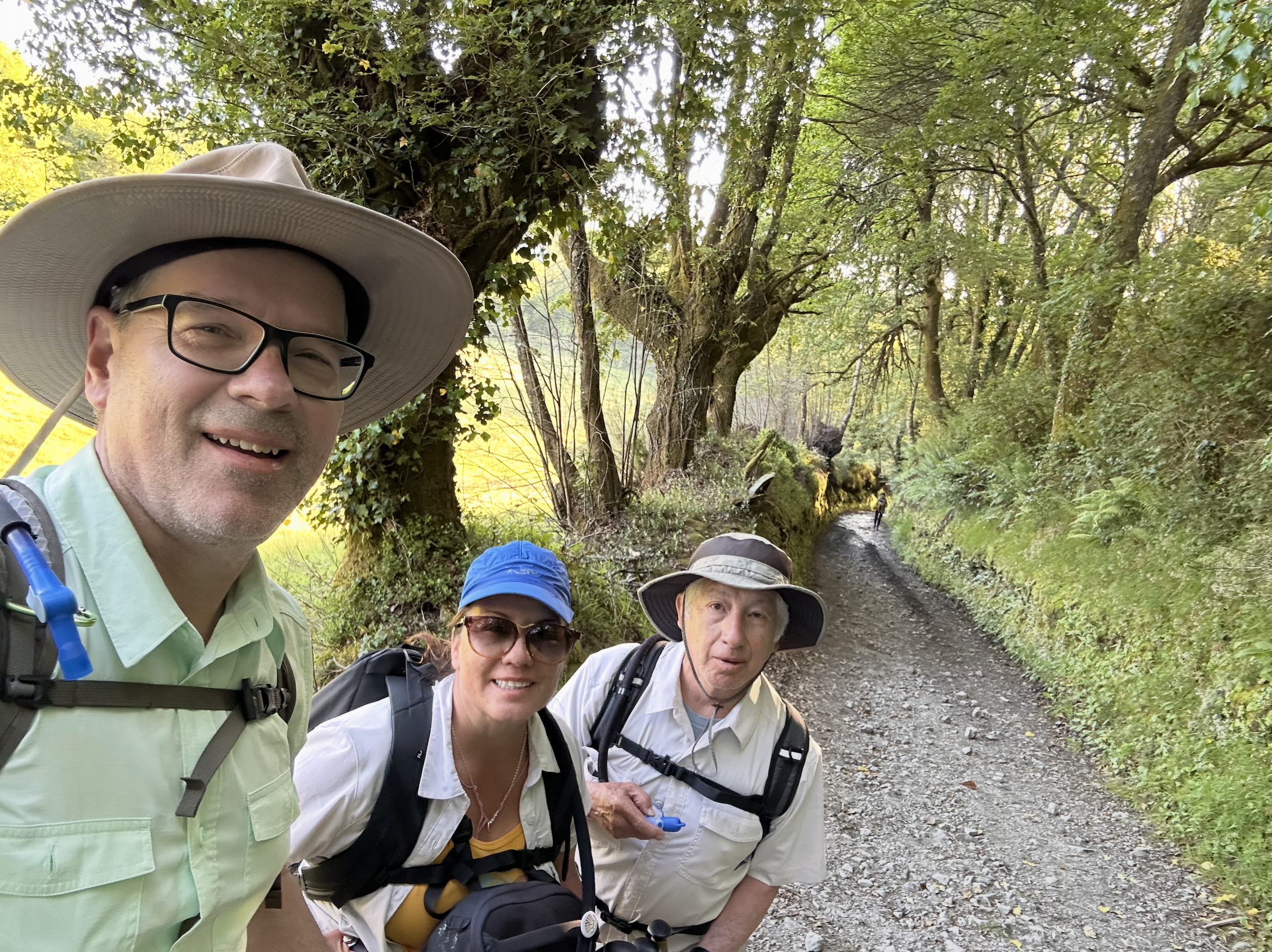 The wall where Dave sat to rest