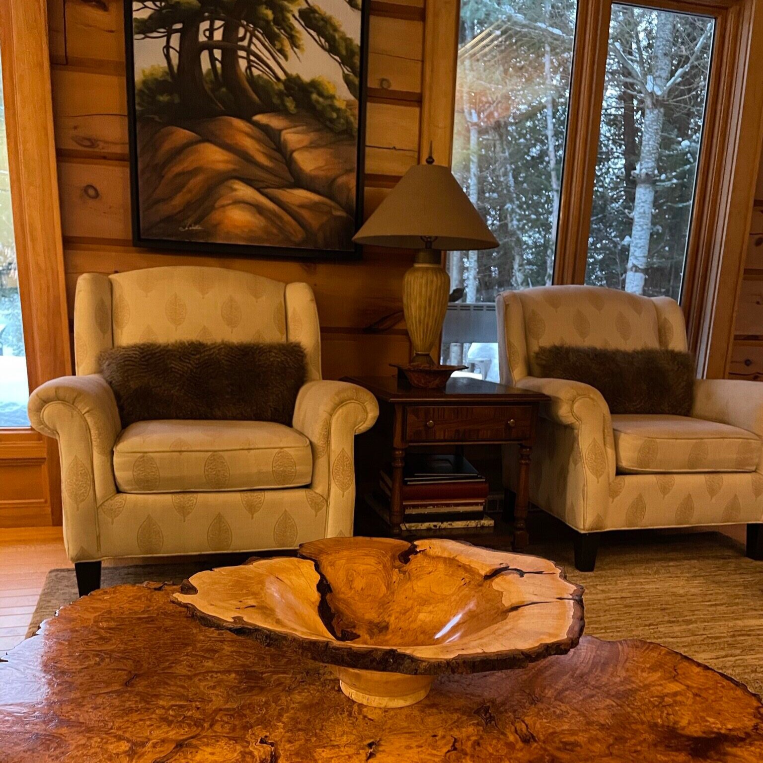  Burl art is unique and meaningful when displayed in your home. We connect to nature and feel grounded by natural beauty of the forest.  