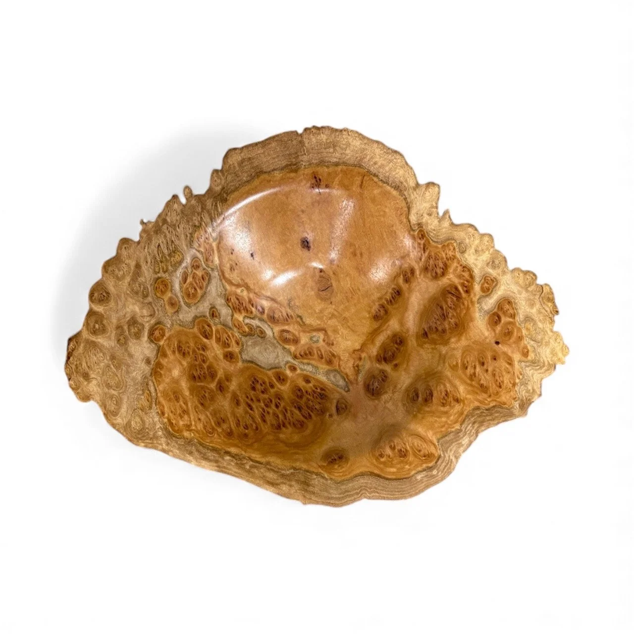 Eucalyptus Burl Bowl
11.5” round x 2.25“ deep
$300