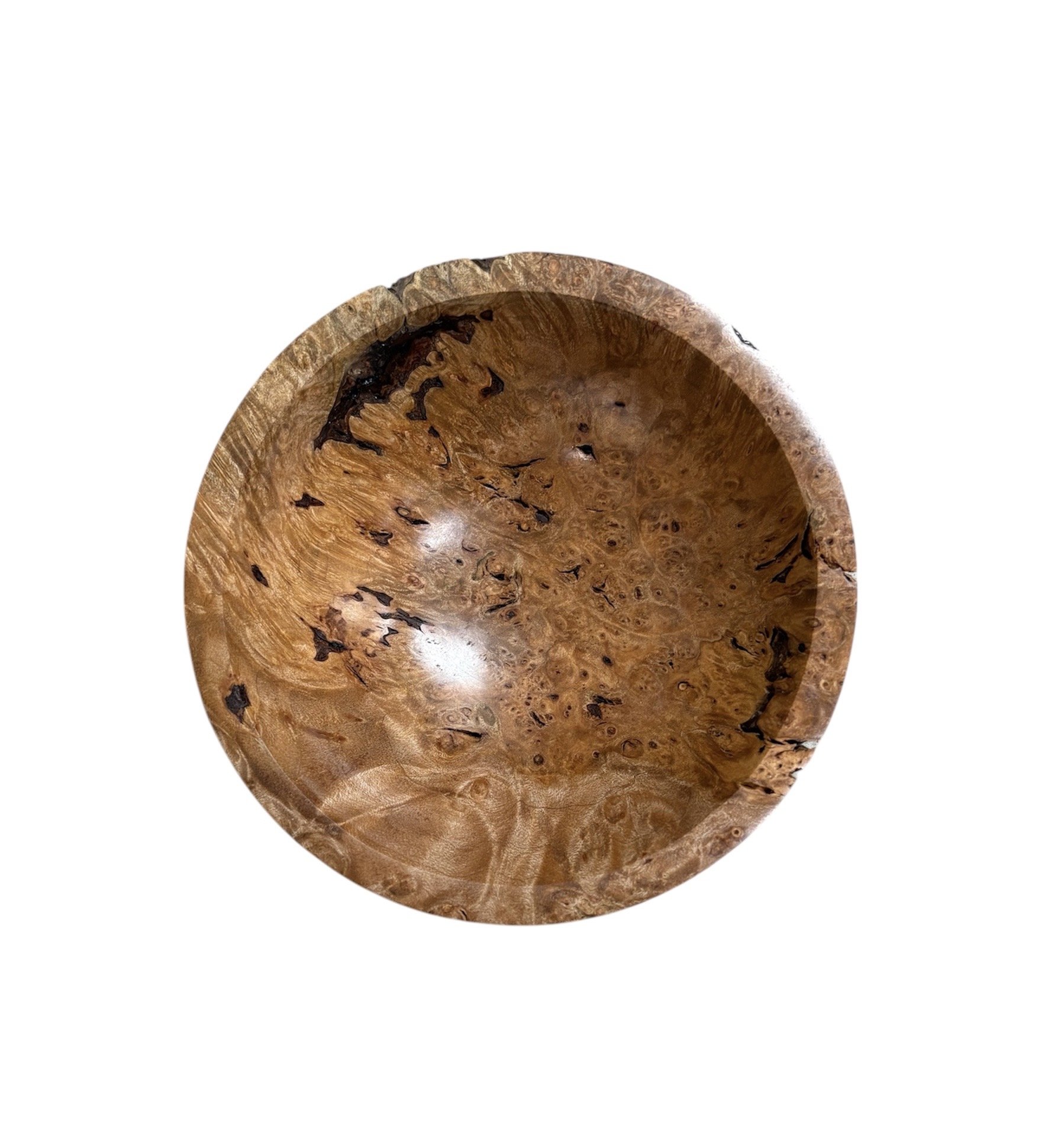 Maple Burl Bowl
6.75” round x 2.75” deep
$150