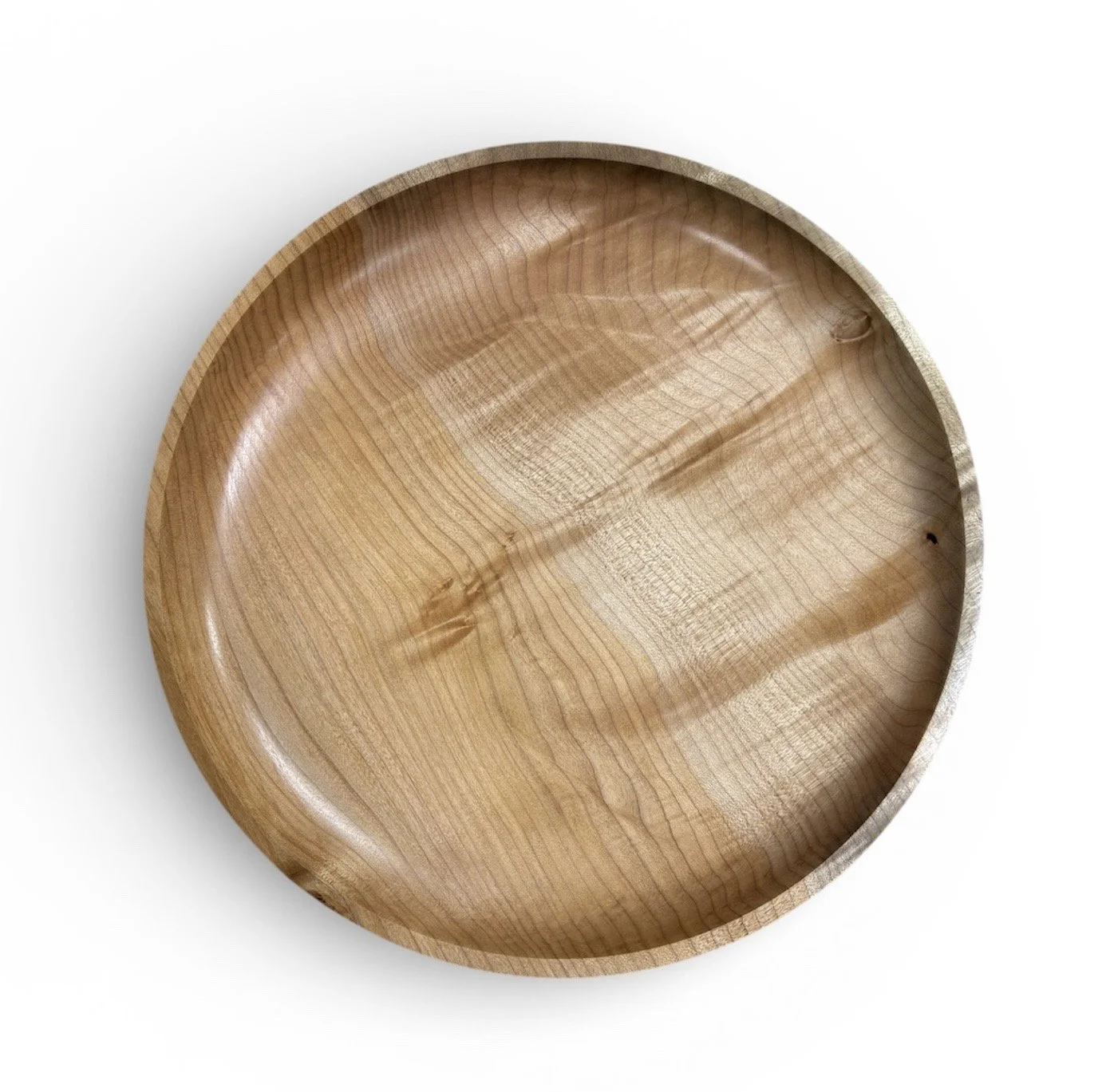 Figured Maple Bowl
17.5” round x 3” deep
$300