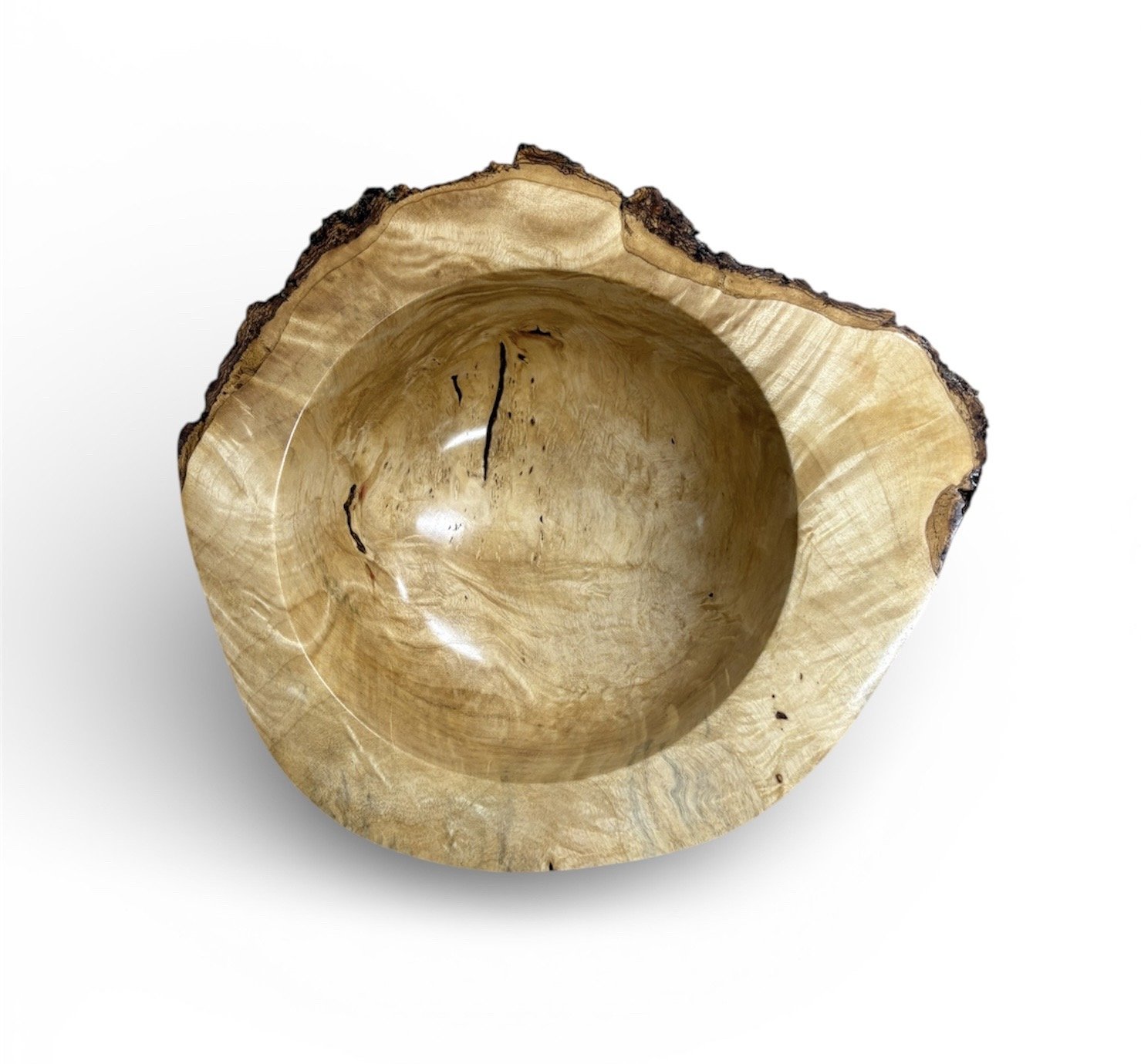 Box Elder Burl Bowl
10.5” round x 4” deep
$300