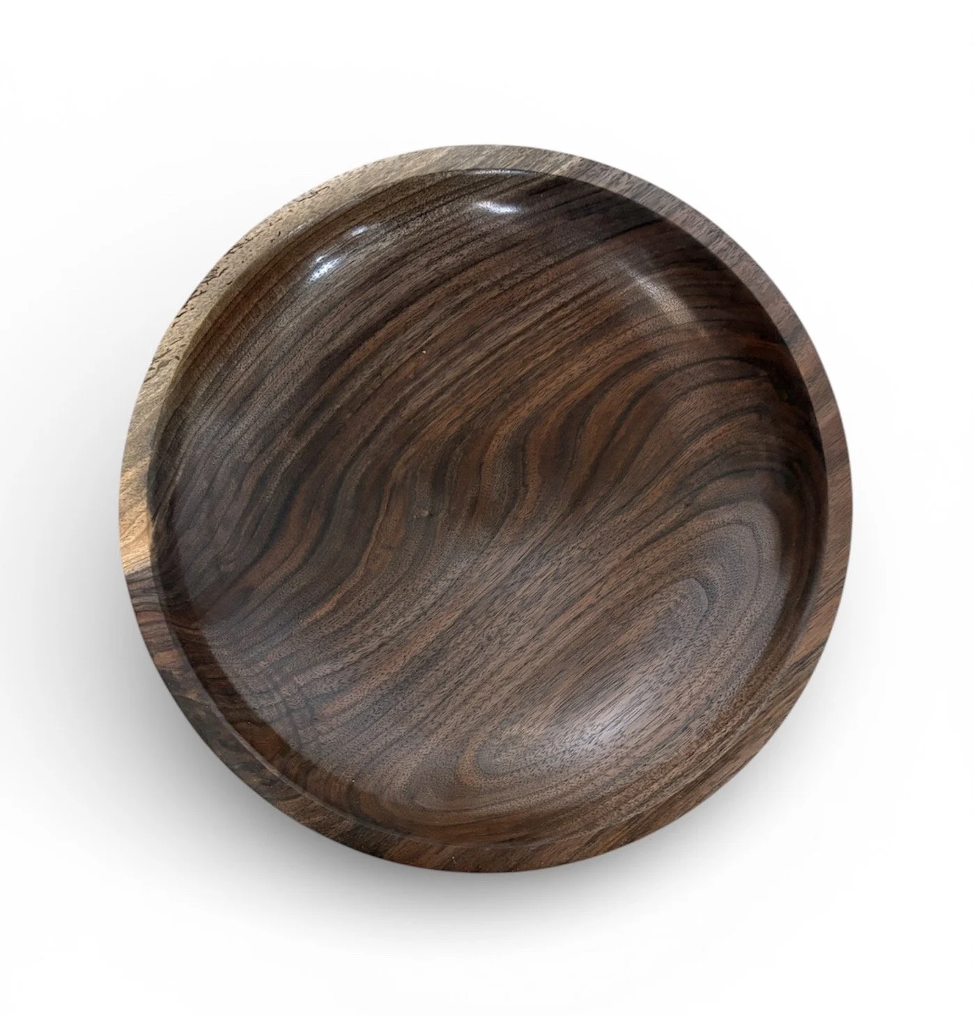 Claro Walnut Bowl
10”  round x 2” deep
$200
