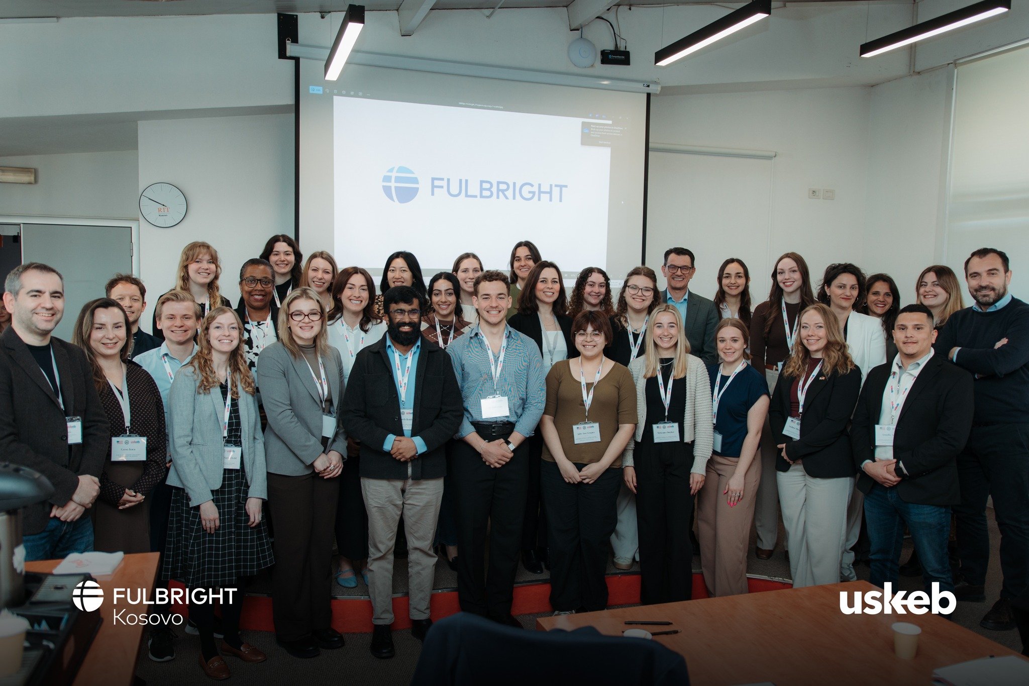USKEB Hosts Regional Fulbright English Teaching Assistants for “Education in the Digital Age: Innovation and AI” Workshop in Partnership with RIT Kosovo (A.U.K.)