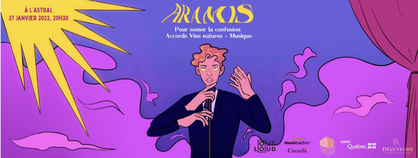 UN LANCEMENT MULTISENSORIEL À L’ASTRAL POUR LE PREMIER ALBUM D’ARAMIS, POUR SEMER LA CONFUSION
