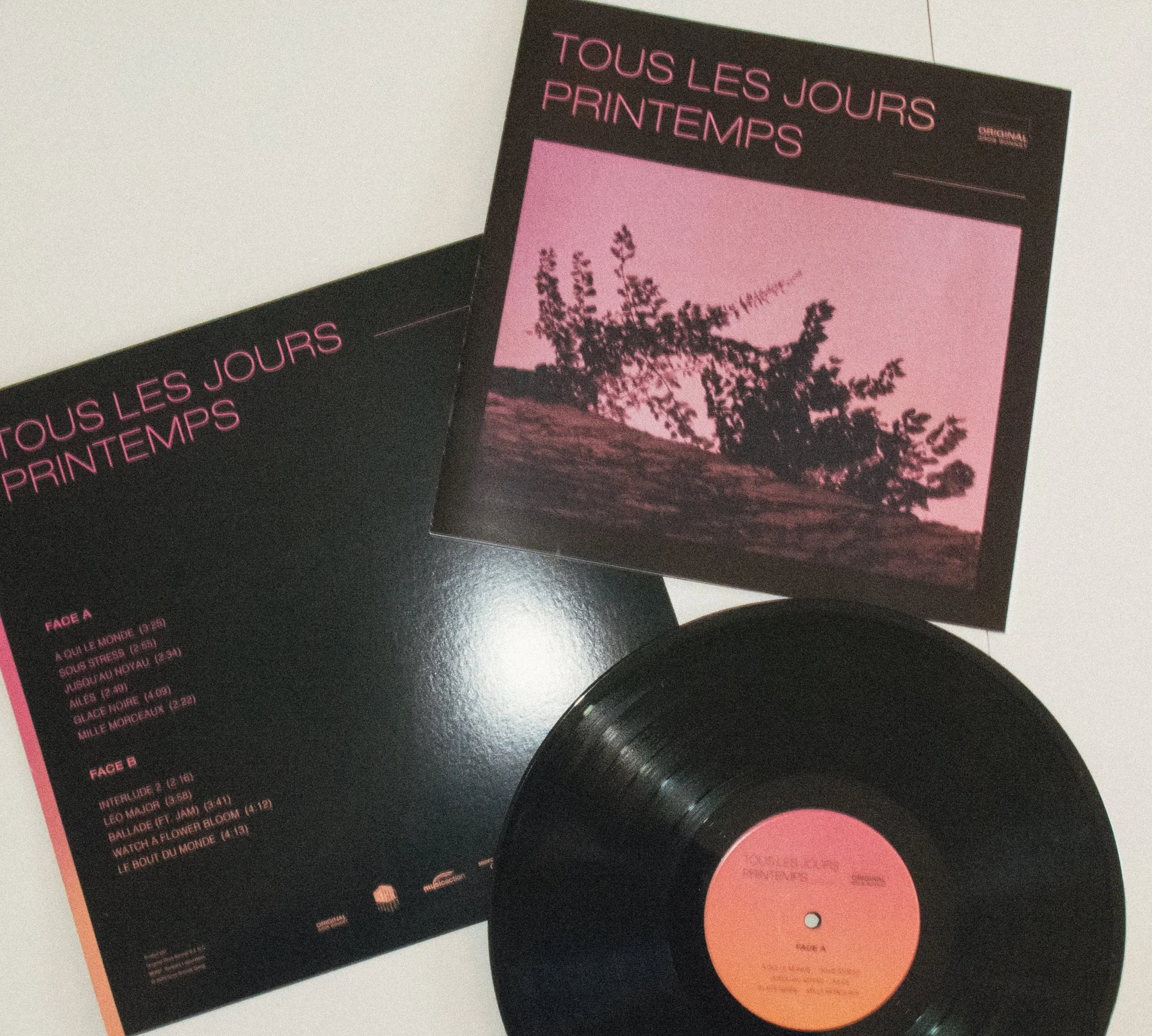 ORIGINAL GROS BONNET | TOUS LES JOURS PRINTEMPS DÉSORMAIS DISPONIBLE EN FORMAT VINYLE!