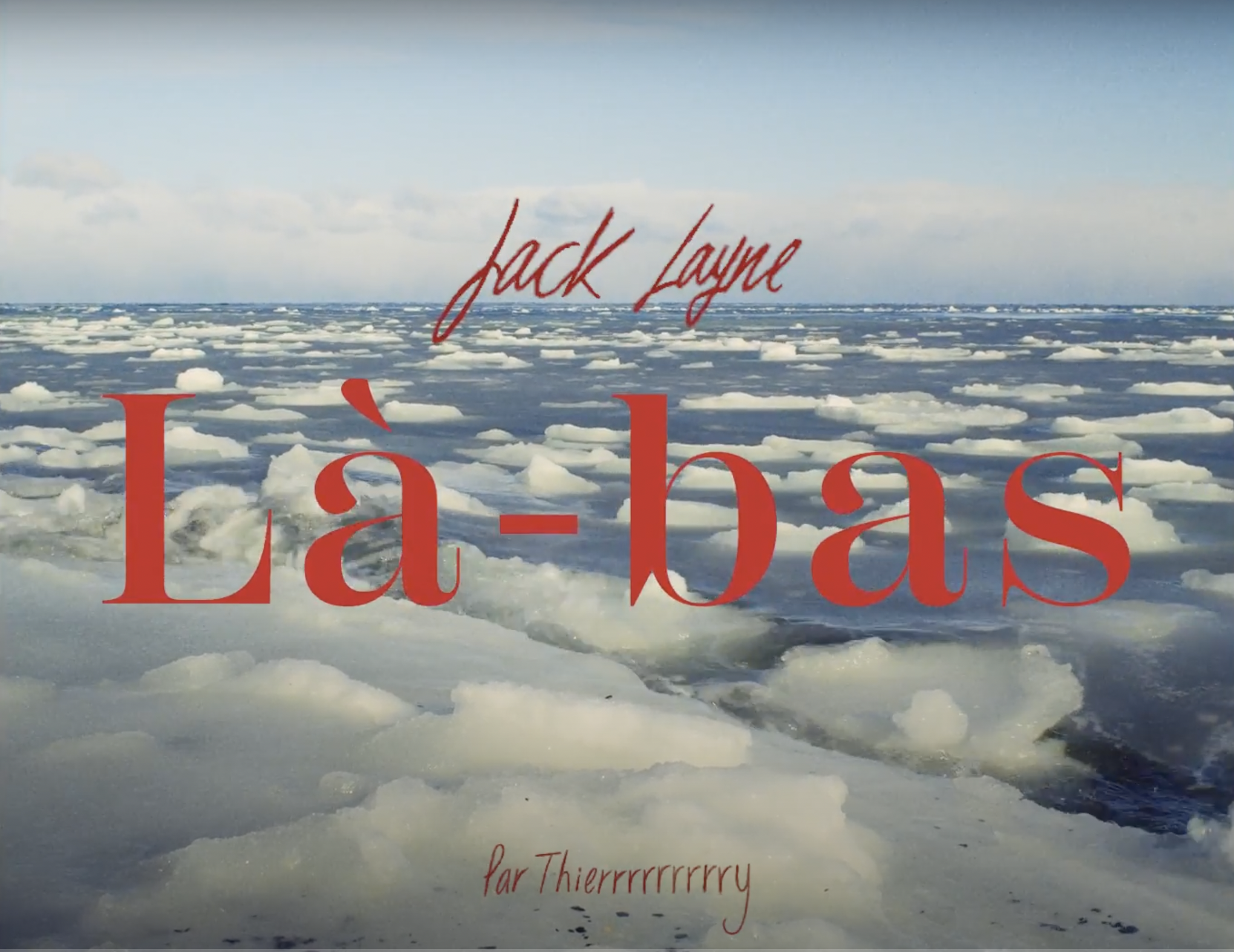 Jack Layne lance un vidéoclip pour sa chanson Là-bas 🌊