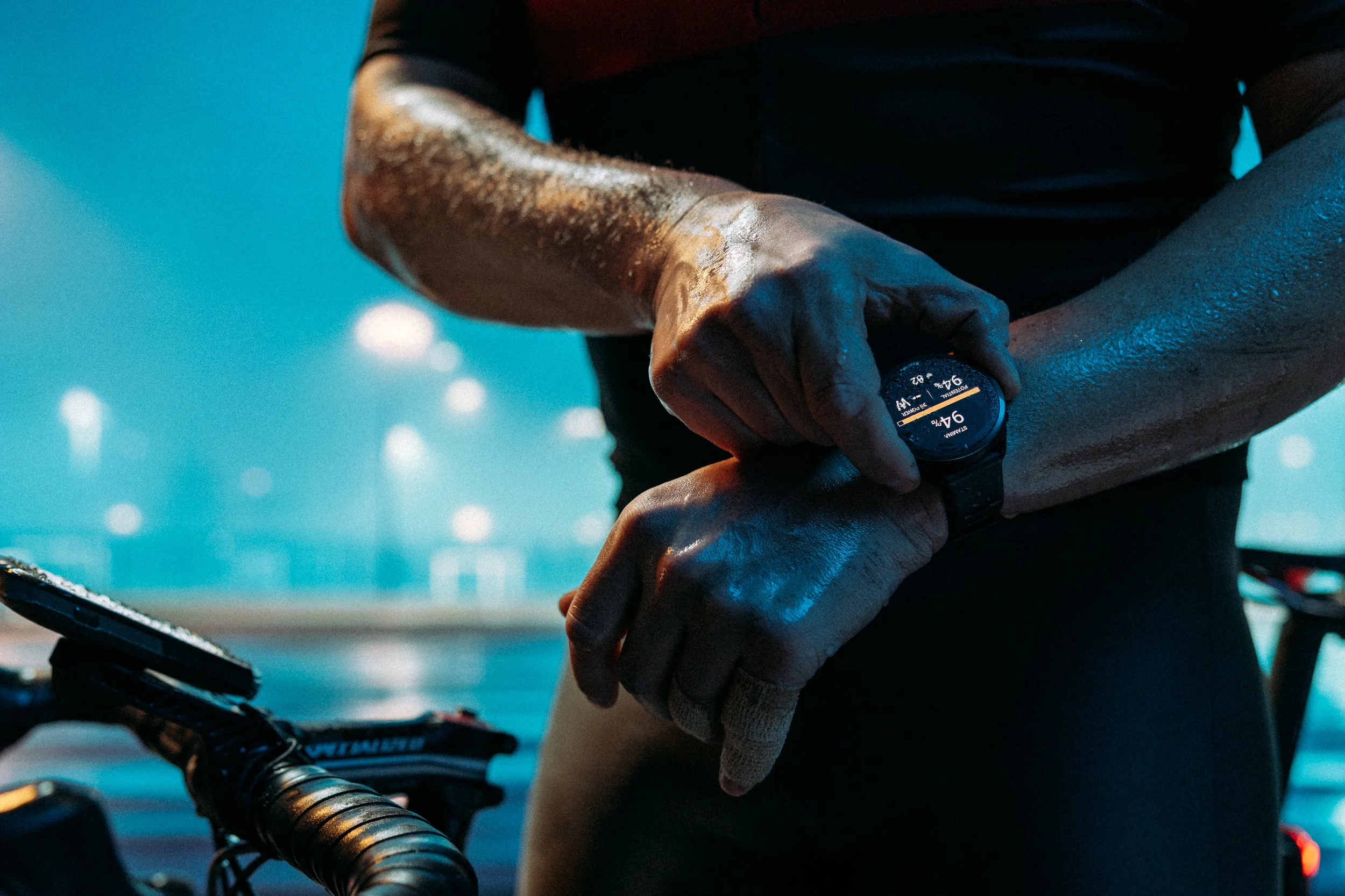 Garmin cycling - people, product, advertising, lifestyle photography. Drew Woolery, Kansas City commercial and advertising photographer and director.