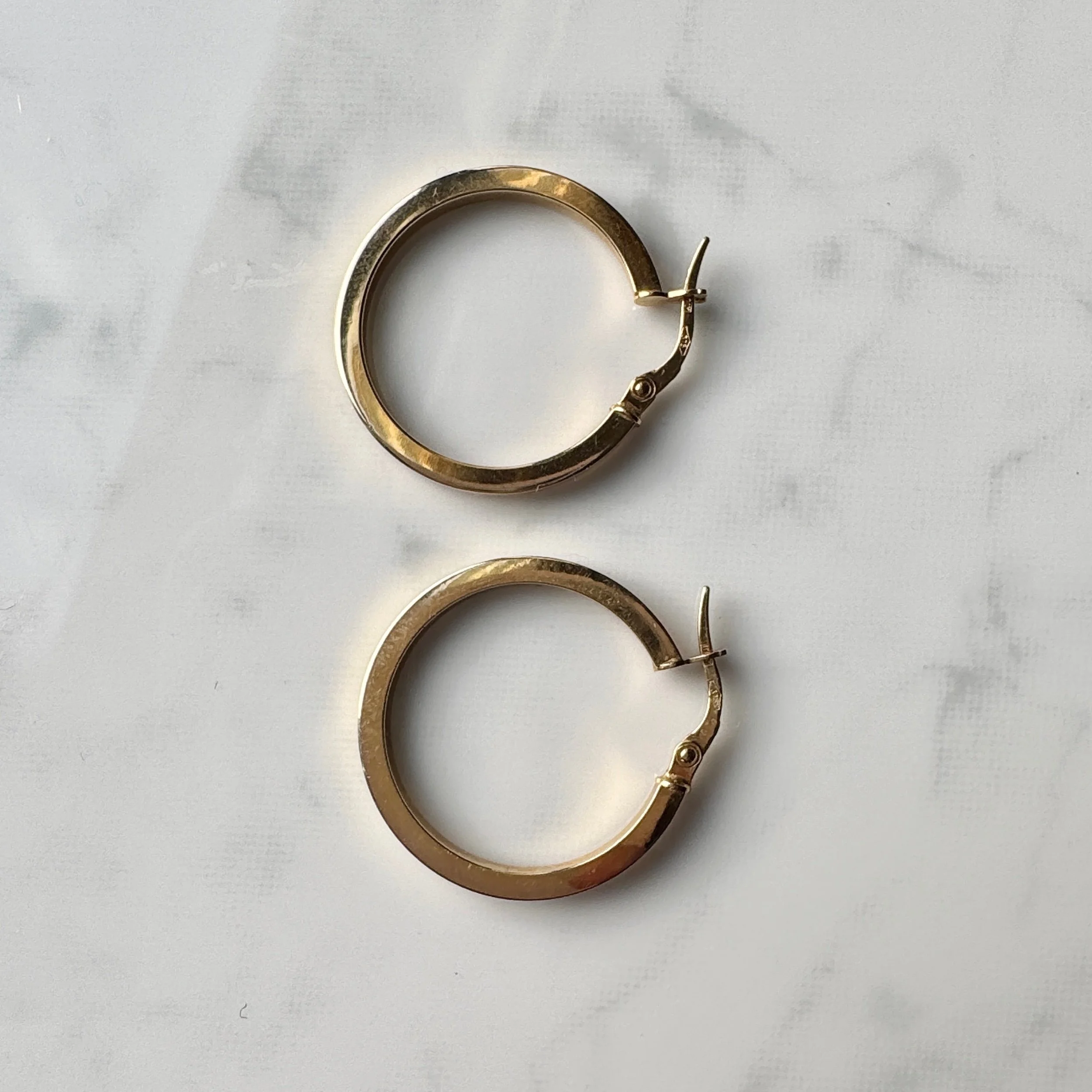 Hoop Earrings, 9ct