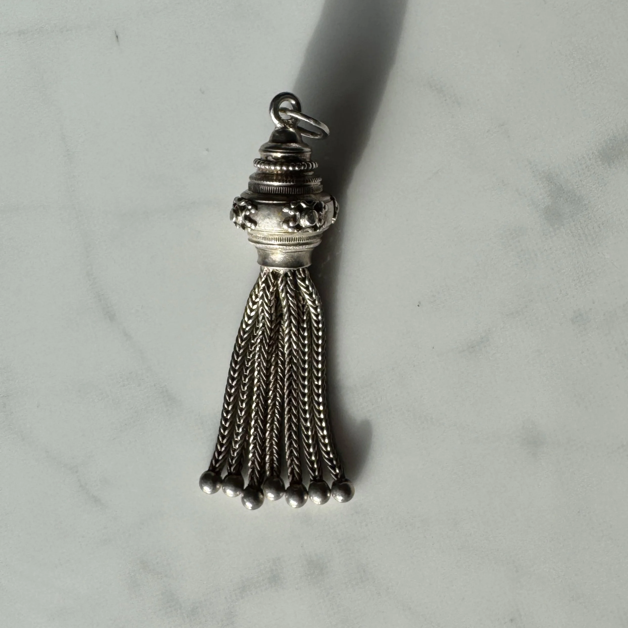 Victorian Tassel, Silver
