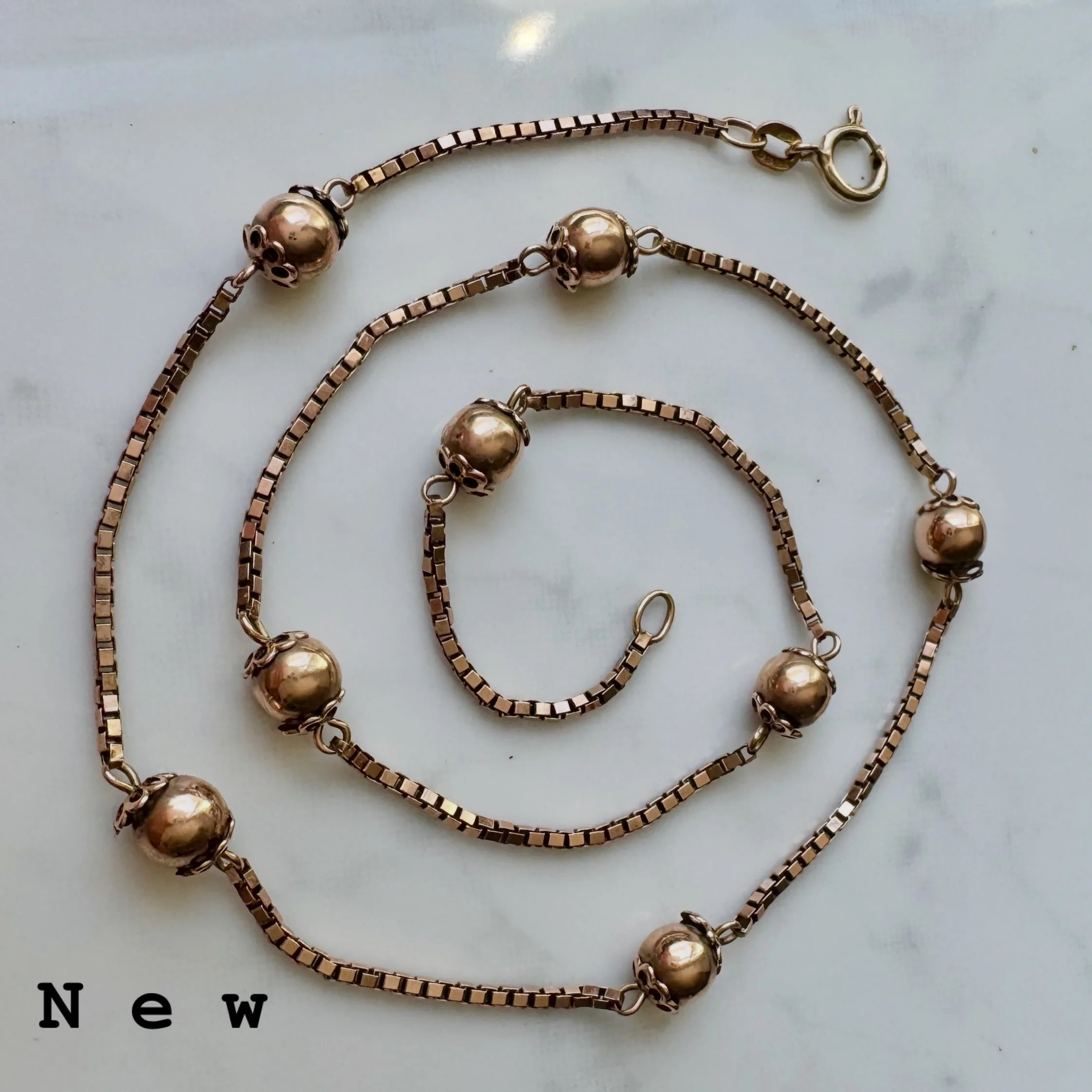 New Arrival 💫
A wonderful 9ct fancy ball chain - perfect on its own or with a pendant. On the website now - details will be in Stories shortly. Layaway available after 24 hours. Happy Tuesday! ❤️