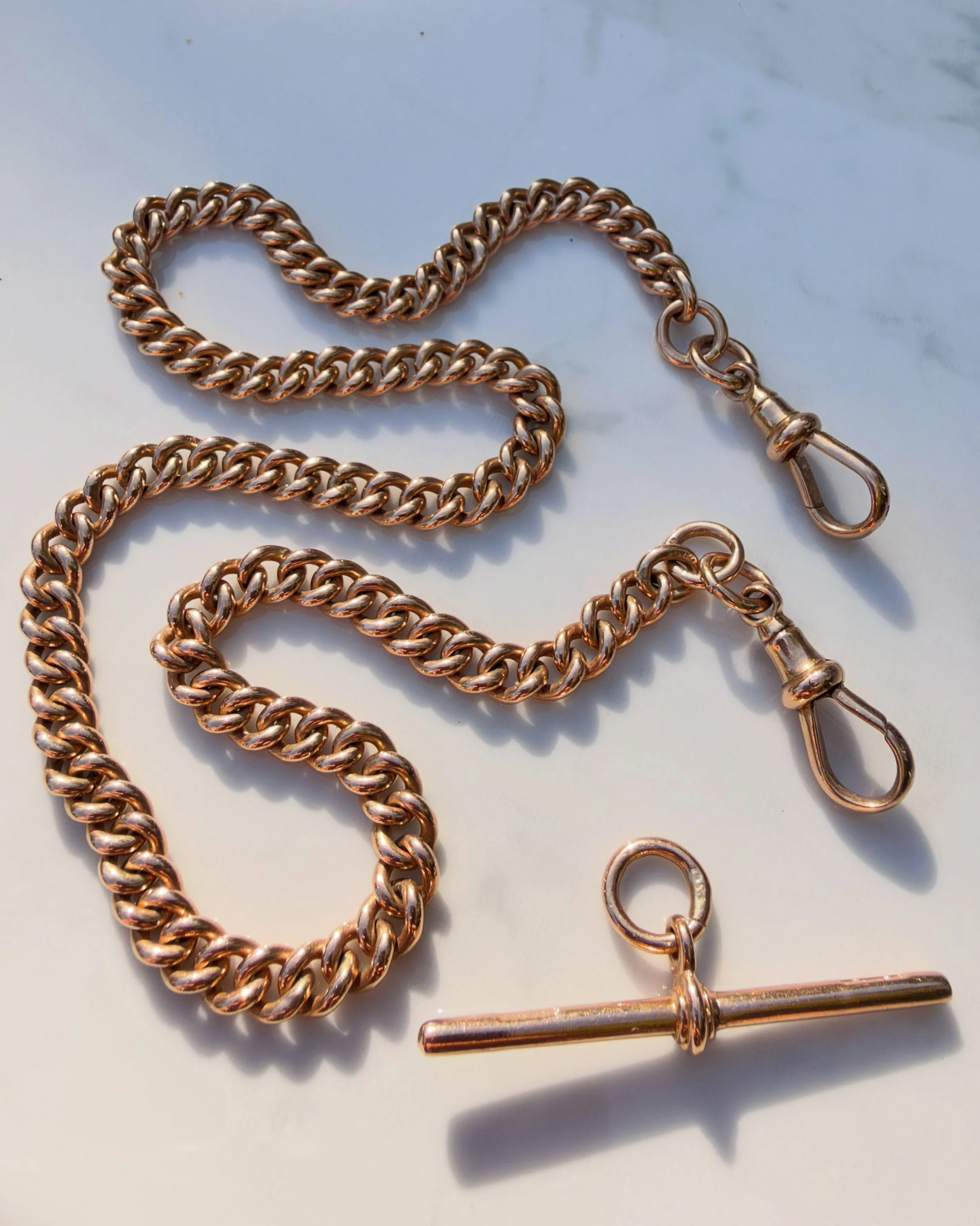 This one flew out today but deserves a place here. Excellent chains are one of the things we love here @joaniesjewels and they don&rsquo;t come any better than this beauty: 17&rdquo; long, 43g of antique 9ct gold, matching and original fittings, and 