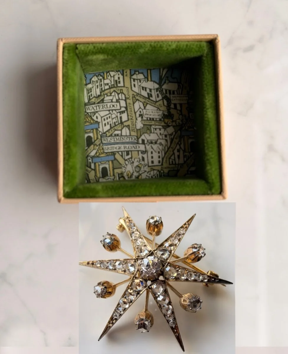 Need to show this stunner here one more time. She&rsquo;s sold on layaway to a lovely, long standing customer - I&rsquo;m so pleased! (Also a little bit sad as I have a real soft spot for rose cut diamond stars but there is a limit to how many a girl