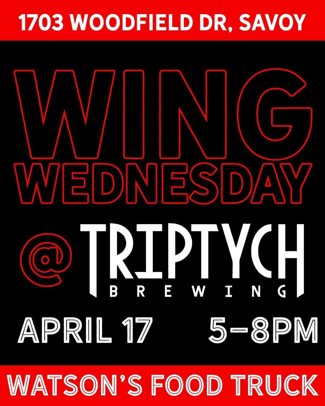 Looking like a beautiful day for #WingWednesday at @triptychbrewing!