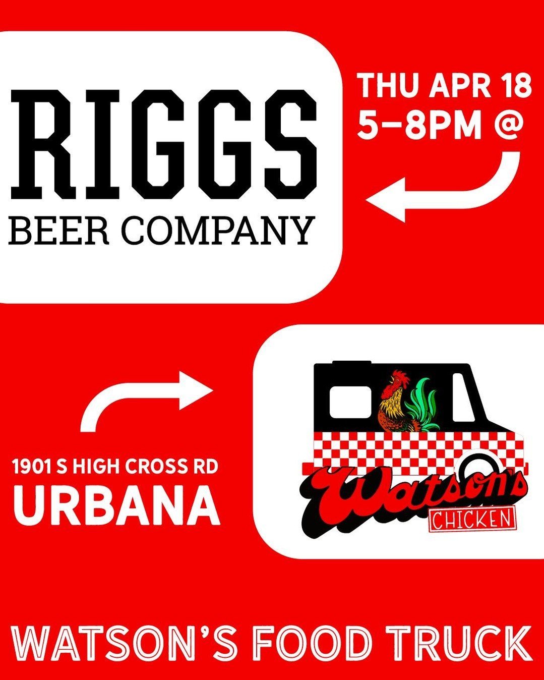 Join us out on High Cross Road at the @riggs_beer_company taproom!