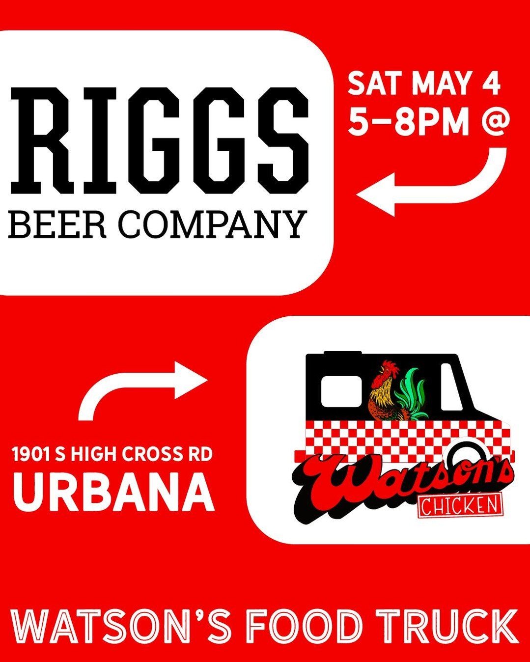 It's back to @riggs_beer_company for Saturday May 4th!