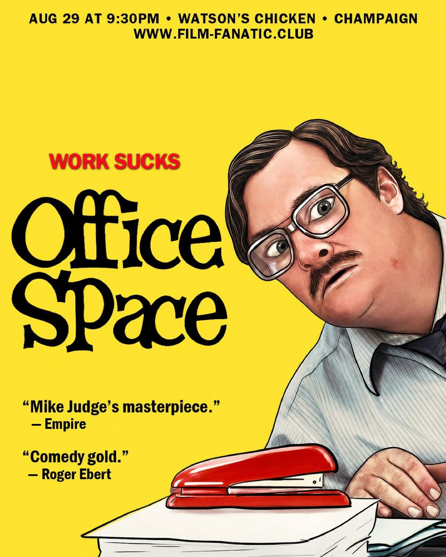 This Saturday! There's still a few tickets left, which you can get at https://www.film-fanatic.club.