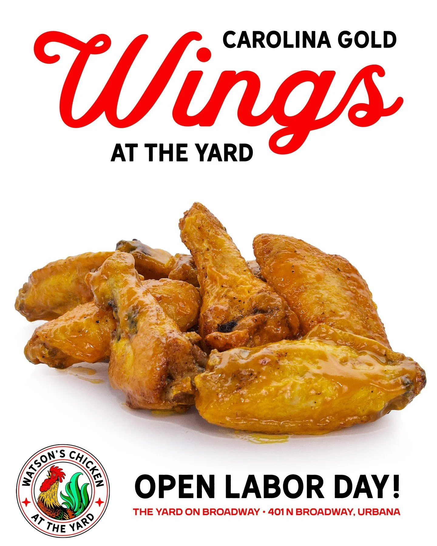 The @theyardonbroadway is open today, and that means so are we!