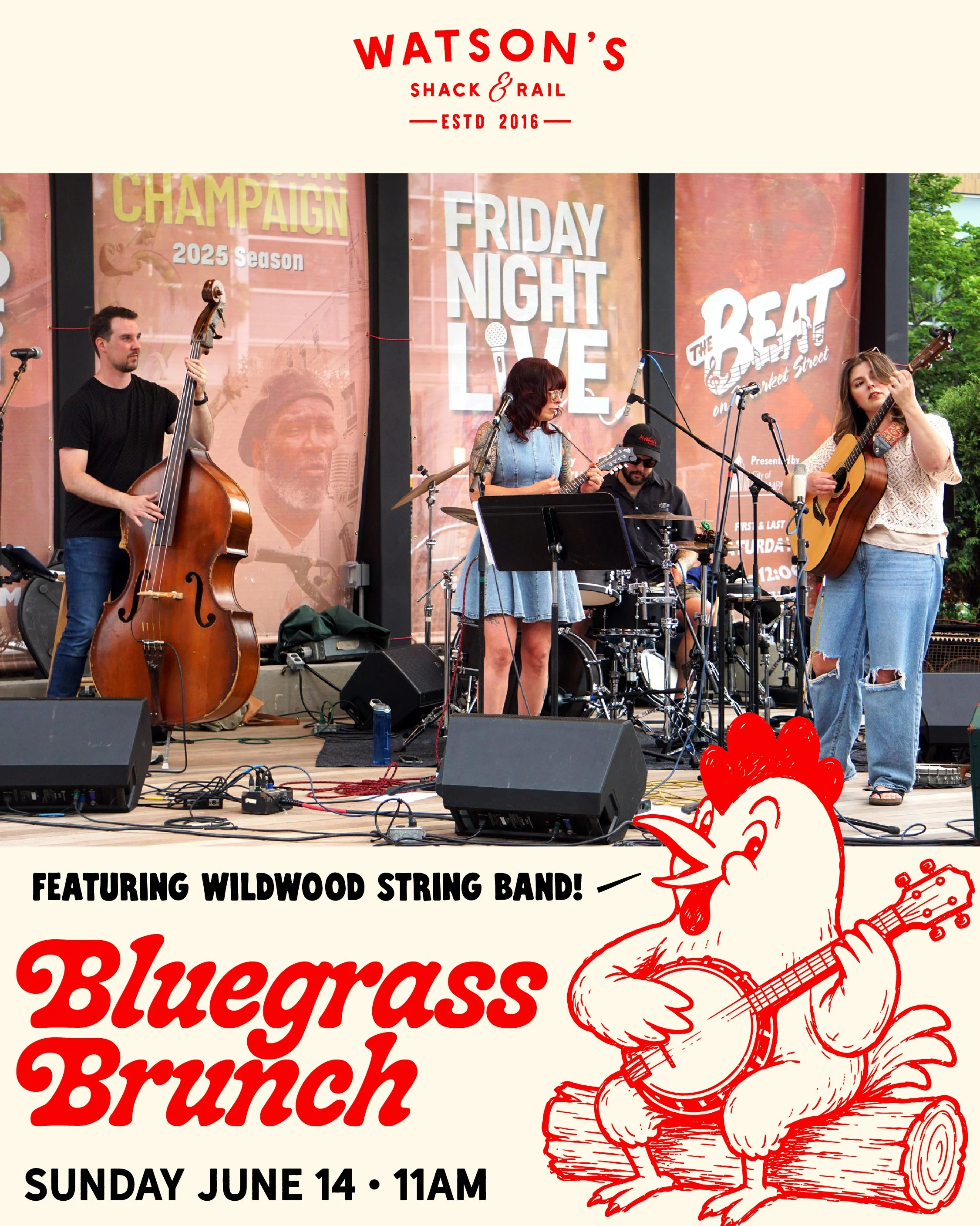Bluegrass Brunch with Wildwood String Band!