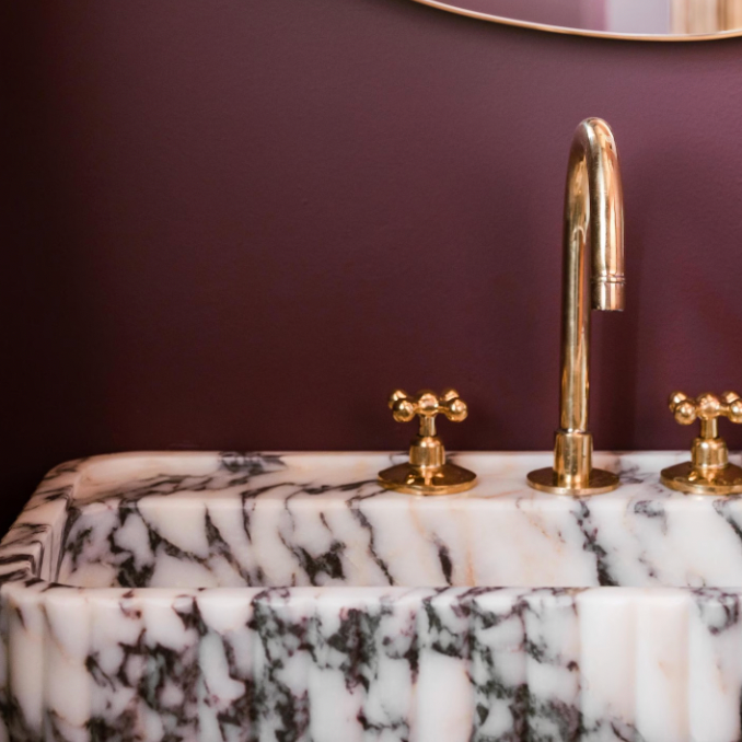 ETSY | Handcarved Viola Marble SInk