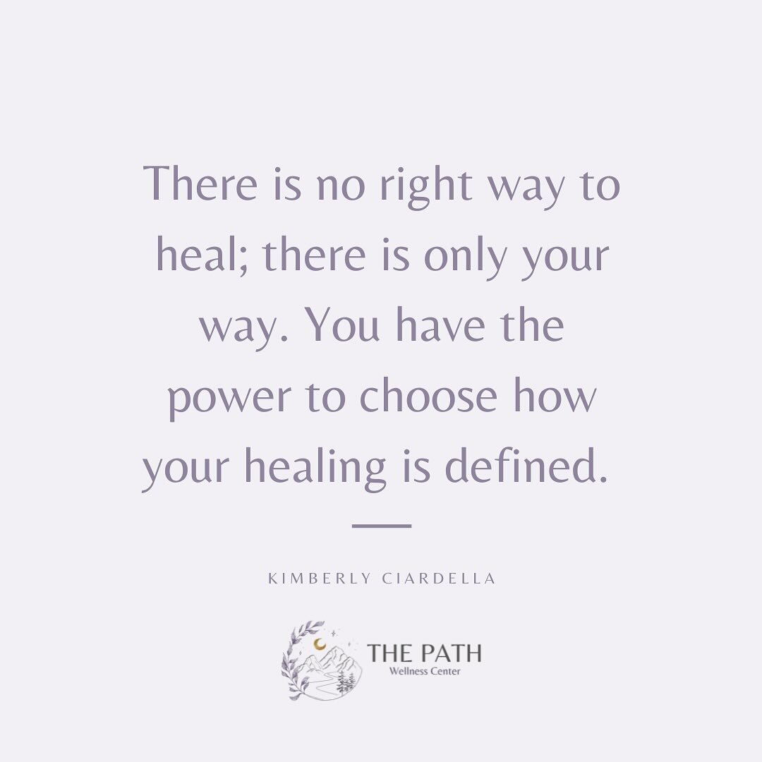 Your path to healing is yours, no one else should be dictating how you are meant to heal or what is &ldquo;best&rdquo; for you. ⁣
⁣
No matter what your struggle, no matter what the challenges are that you face in this incredibly diverse part of life,