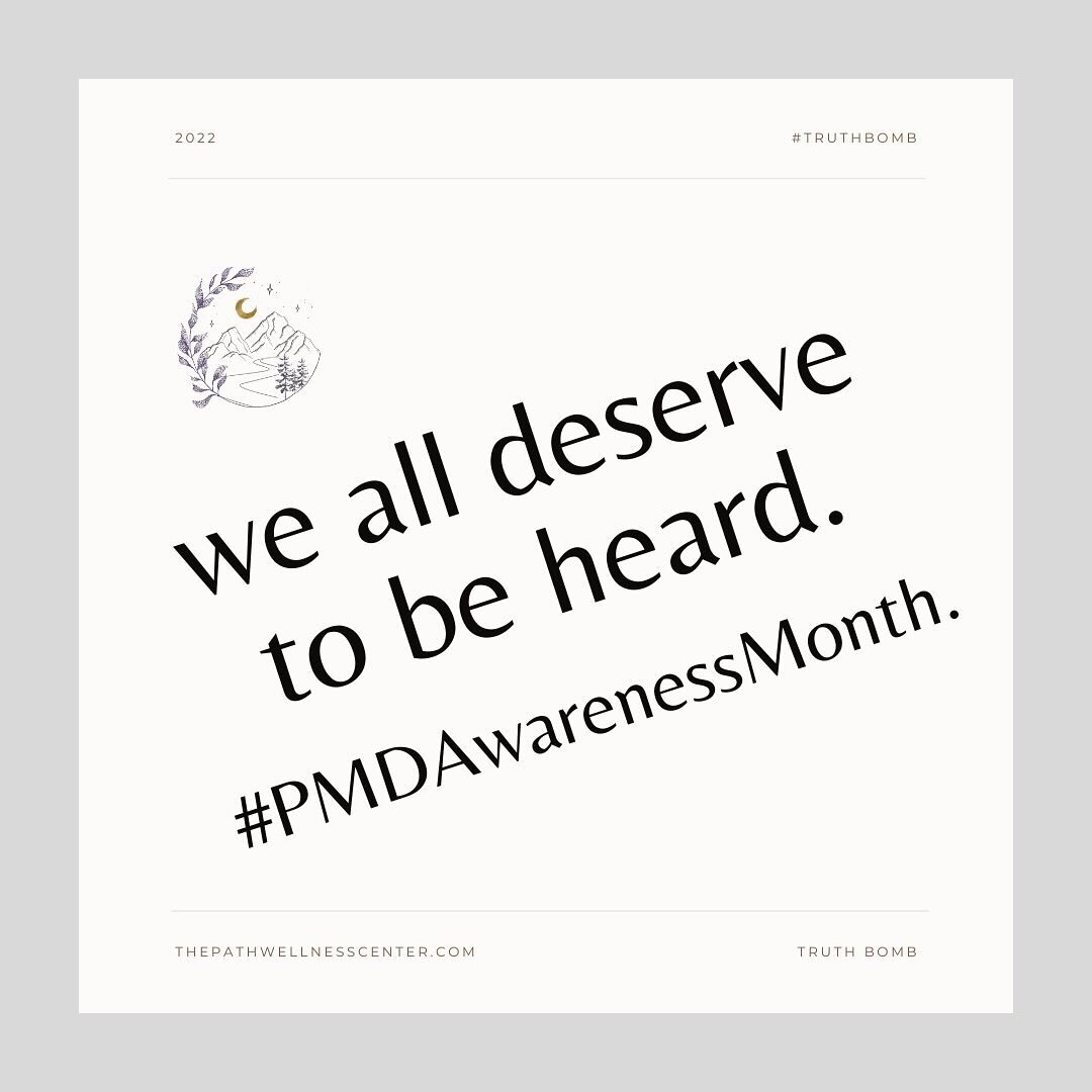It&rsquo;s that time of year again. For those of you that have been following us for some time you know that April is PMD Awareness Month&hellip; 30 days of spreading knowledge, information, education, and awareness around Premenstrual Disorders and 