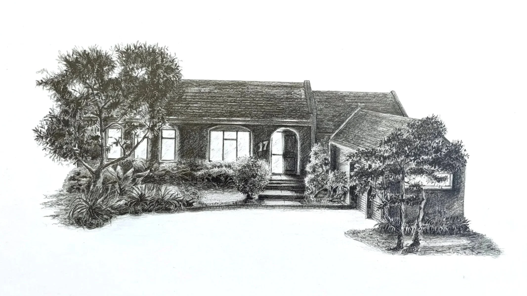 comission drawing house home africa