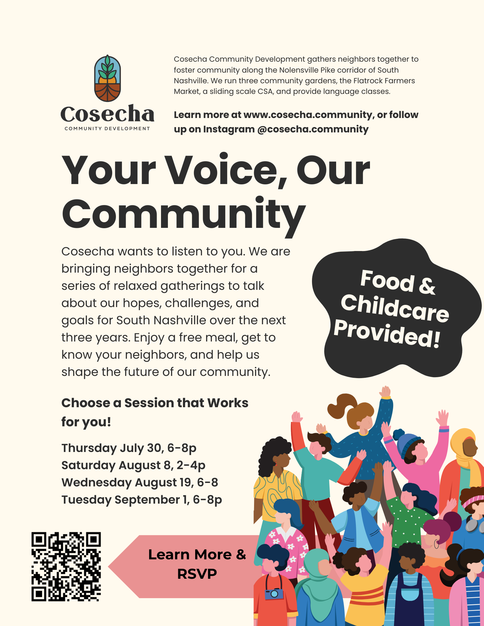 Community Meal & Listening Session