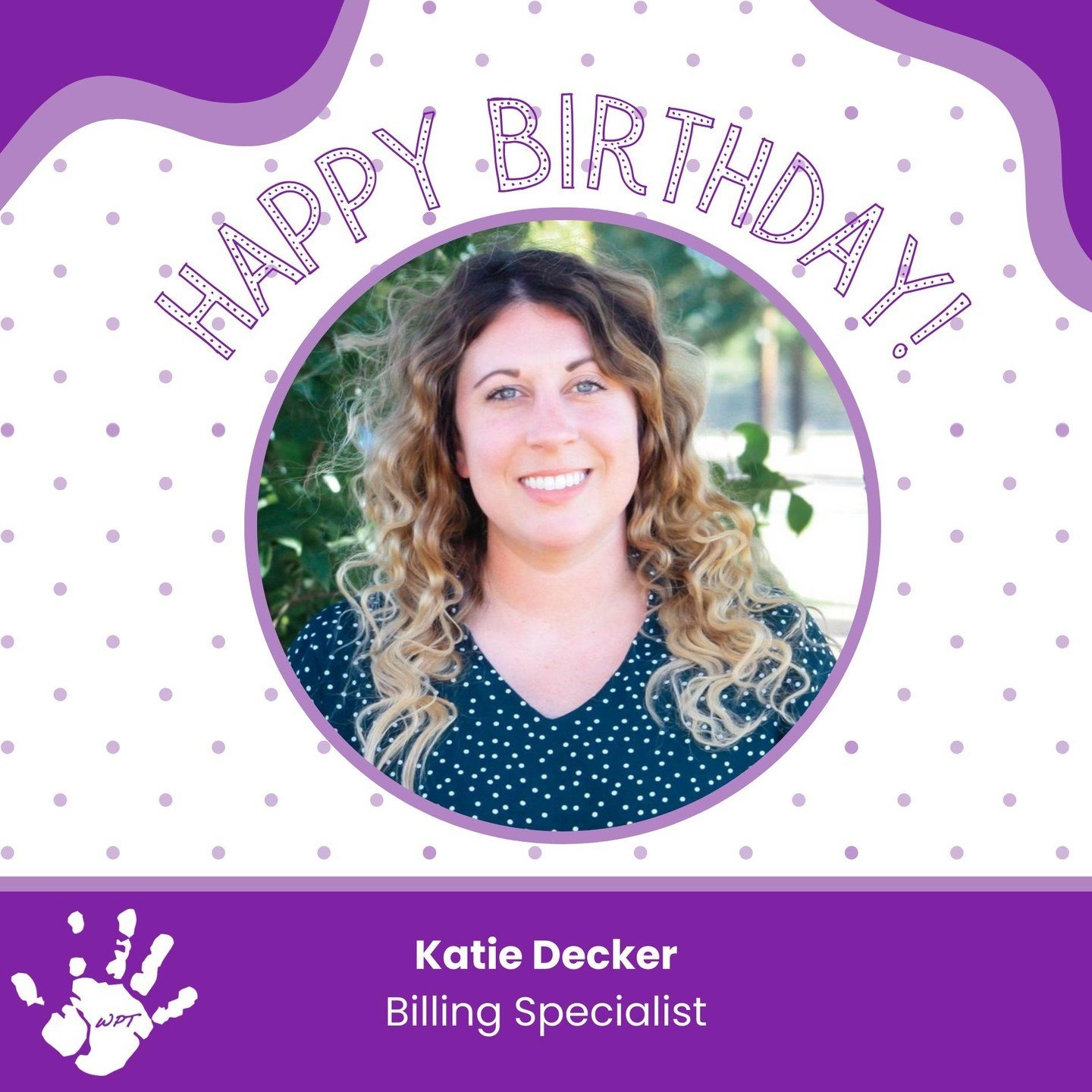 Happy Birthday, Katie! We are so grateful you are a part of our team, and we hope today is awesome! Everybody wish Katie a Happy Birthday!🎉🎈🎂