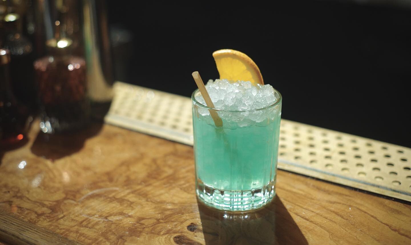 BLUE COLLAR, MY TIE

@3firstnamez left us with an eclectic, electric little departing special&hellip; and we think it&rsquo;s only right since we&rsquo;ve been feeling a little blue without him. 

Mezcal. Poblano. Orgeat. Blue Cura&ccedil;ao. Lime. T