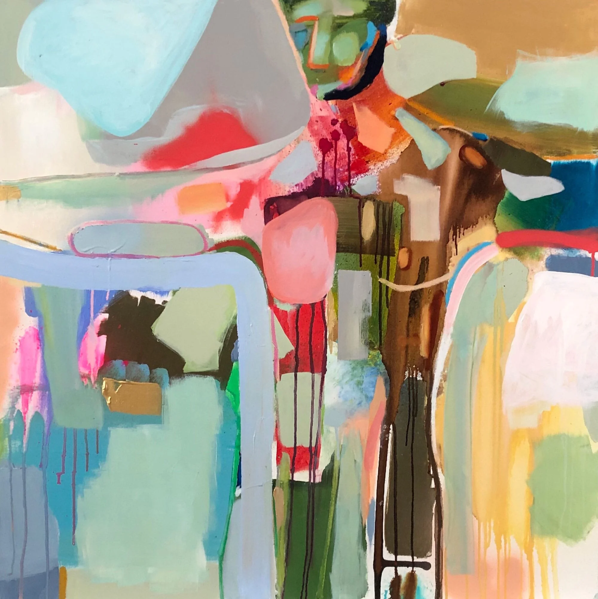    Sacrifice    2019 Mixed media on gallery wrapped canvas 40” x 40” SOLD 