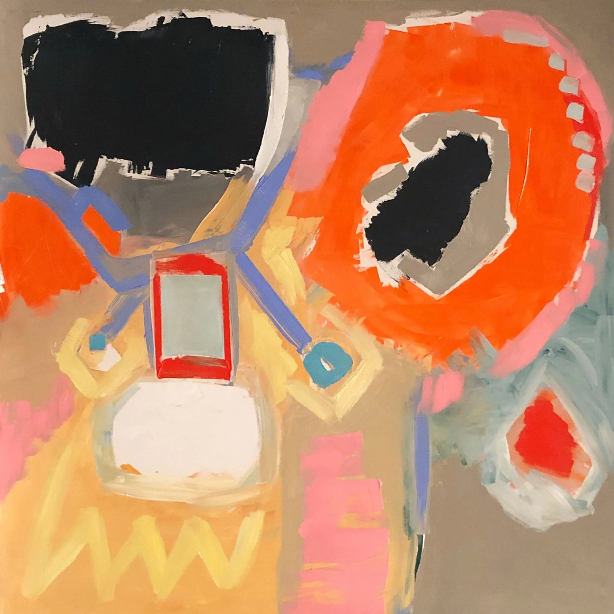    Overcoming Oppression   2019 Acrylic on gallery wrapped canvas 48” x 48” 