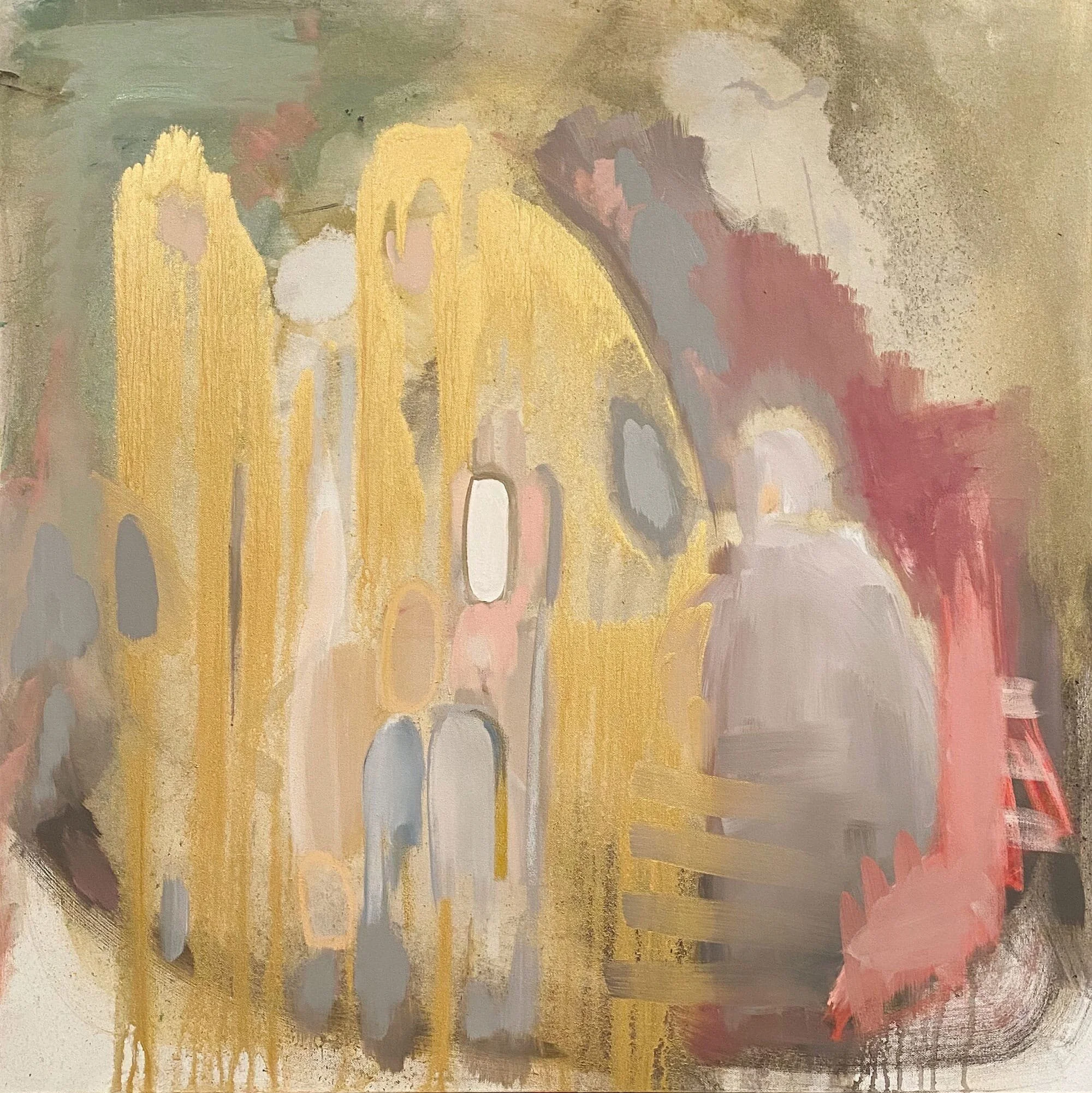    The Struggle Is Real   2020 Mixed media on gallery wrapped canvas 36” x 36” $3000   Click to Buy   