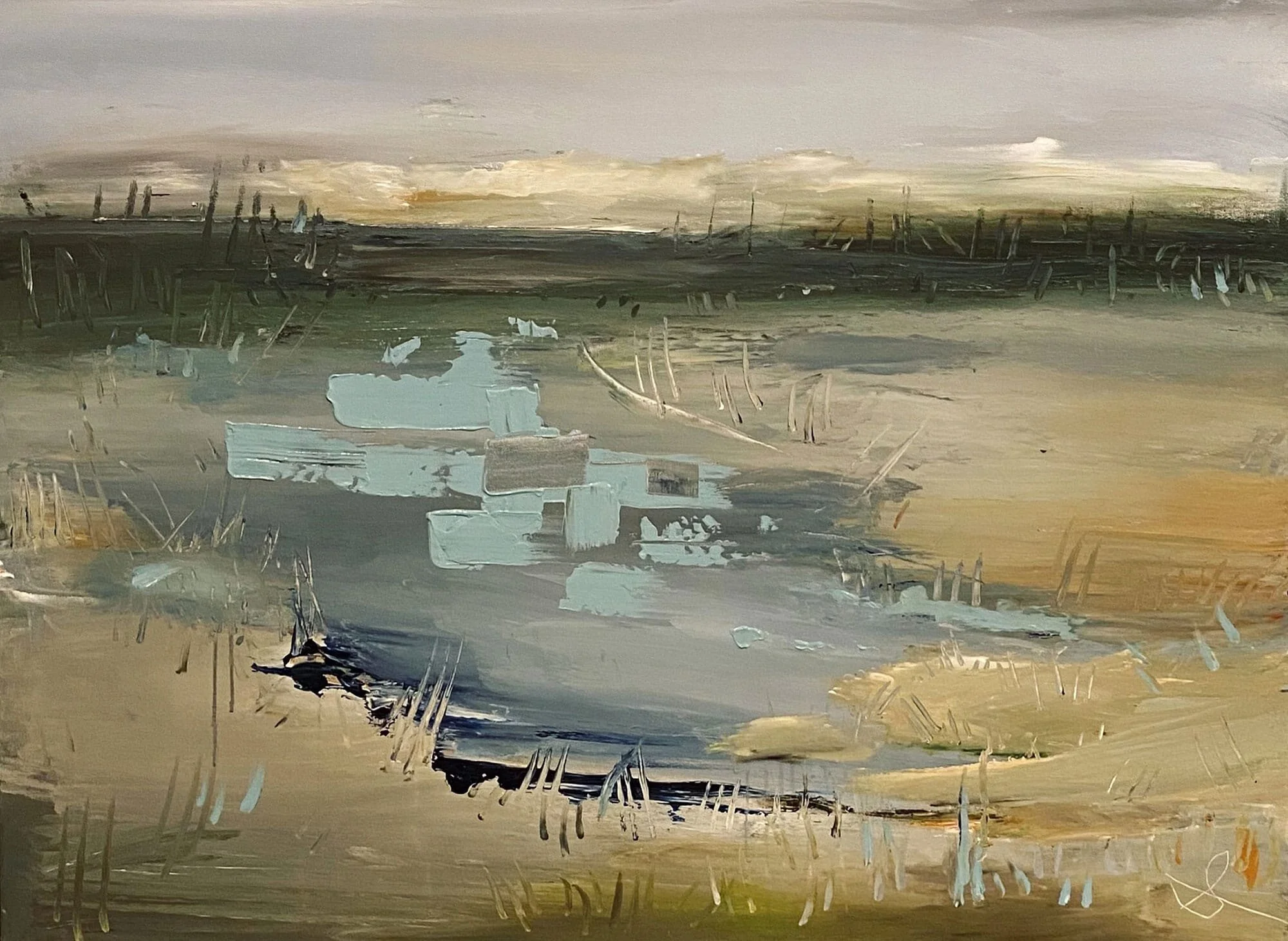    The Sounds Of Nature    2020 Acrylic on gallery wrapped canvas 48” x 36” SOLD 