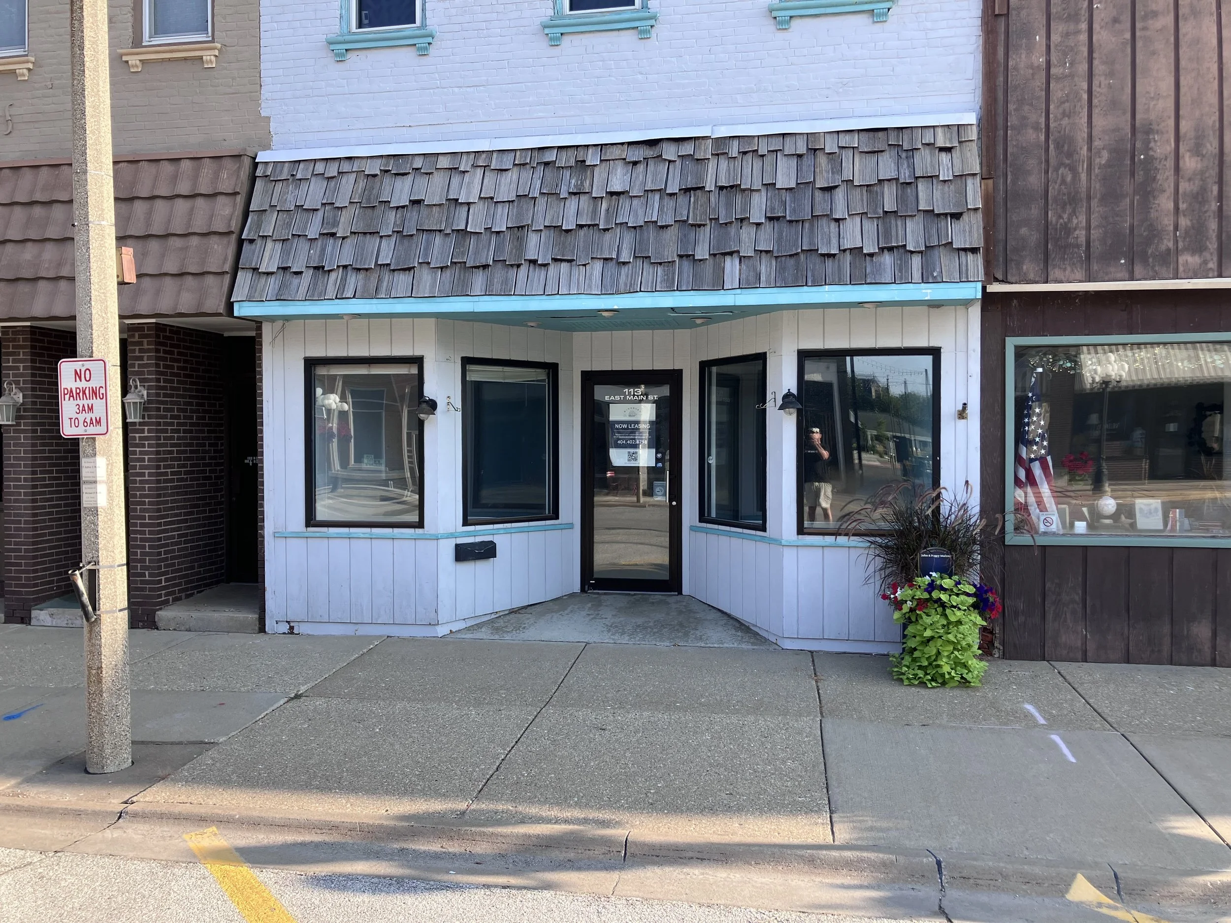 white building image