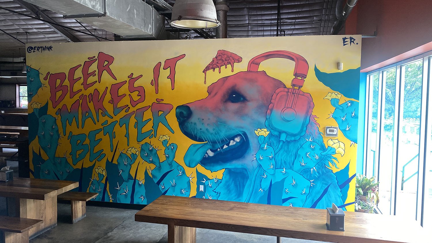 ER-everyday-research-muralist-street-artist-austin-atx-texas-graffiti-art-spray-paint-efren-rebugio-street-art-mural-murals-abgb-austin-beer-garden-brewery-dog-golden-retreiver-beer-makes-it-better-cactus-colorful-interior-design.jpg