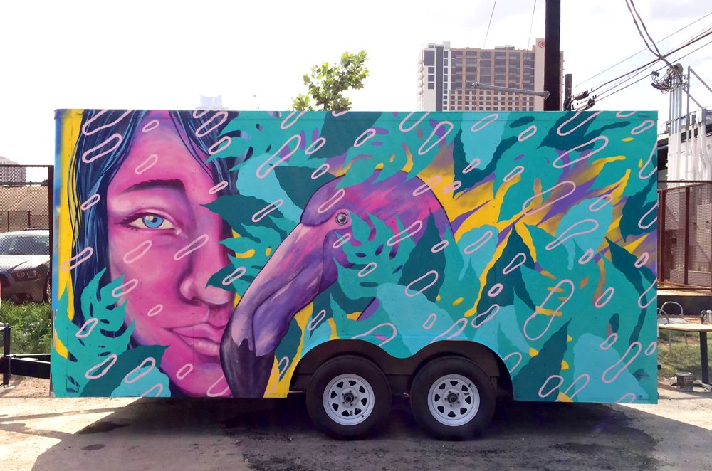 ER-everyday-research-muralist-street-artist-austin-atx-texas-graffiti-art-spray-paint-efren-rebugio-street-art-mural-murals-colorful-flamingo-portrait-brittpaintsalot-brittany-johnson-trailer-vehicle-1.jpg