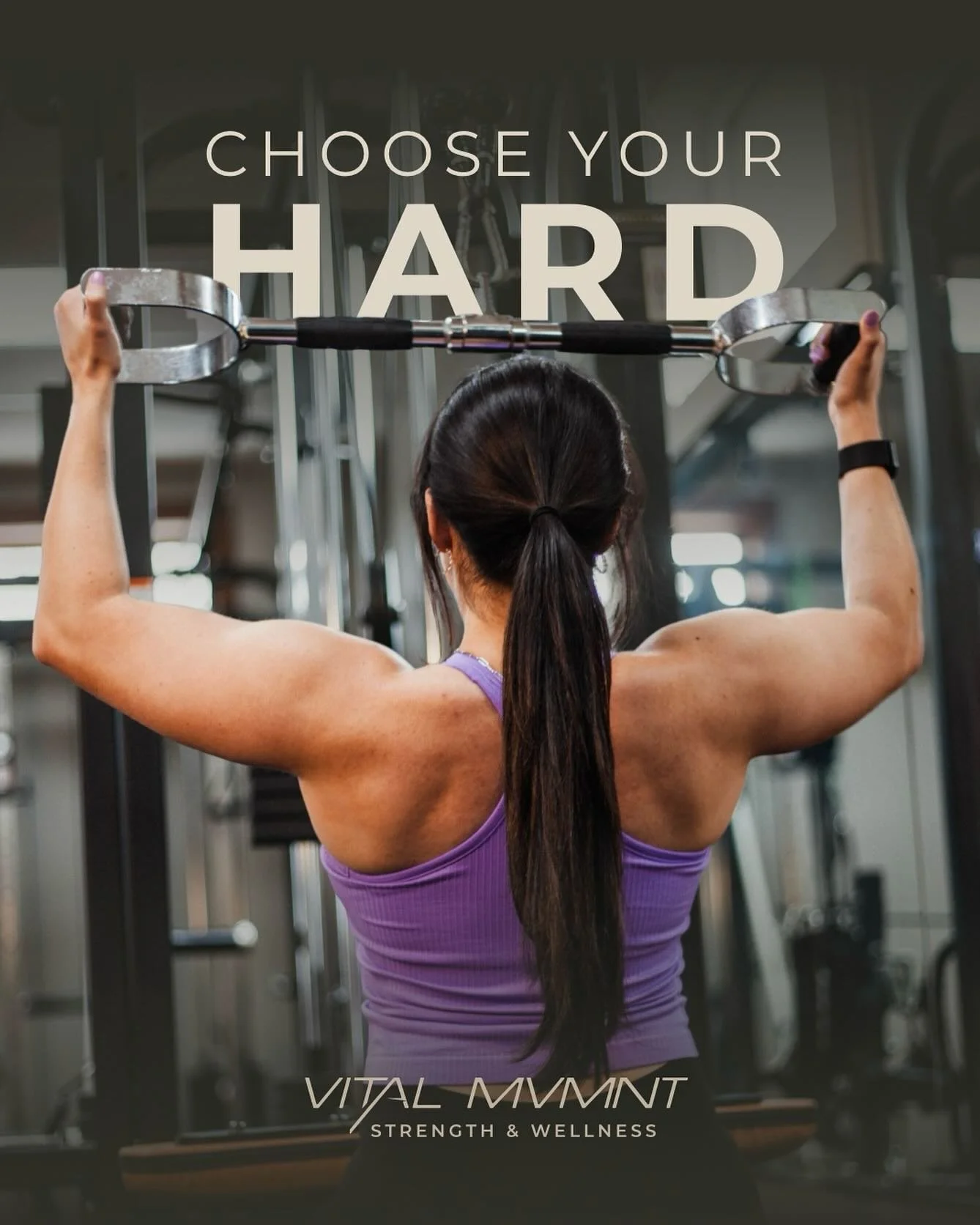 No matter what you choose, there will always be a challenge.

Making time to workout is hard, but so is feeling drained all the time.

Prioritizing mobility is hard, but so is living in pain.

Lifting weights is hard, but so is struggling with everyd