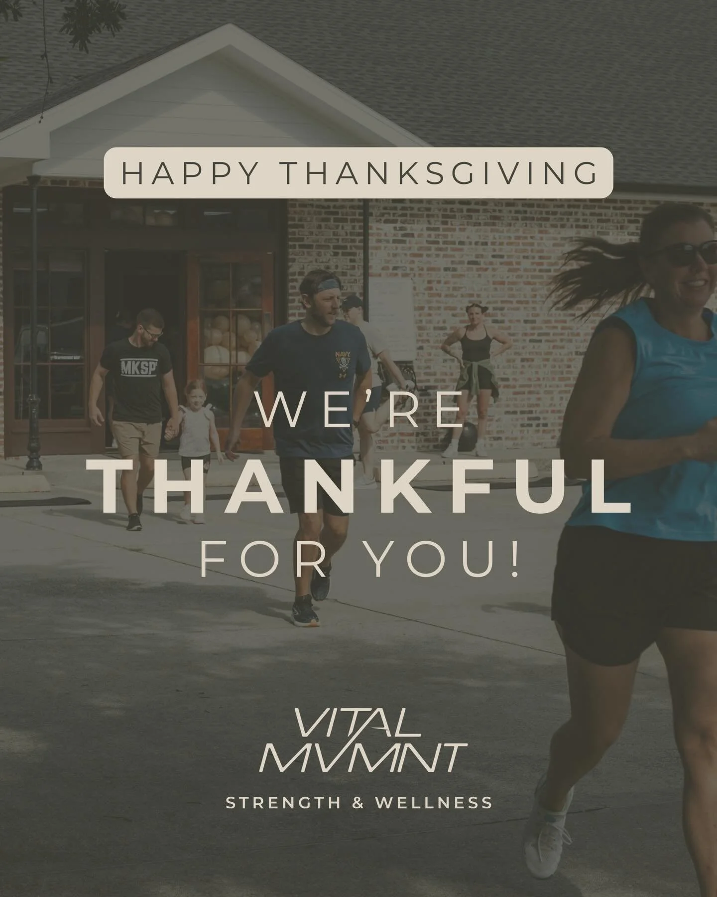 Happy Thanksgiving from VITAL MVMNT! 🦃