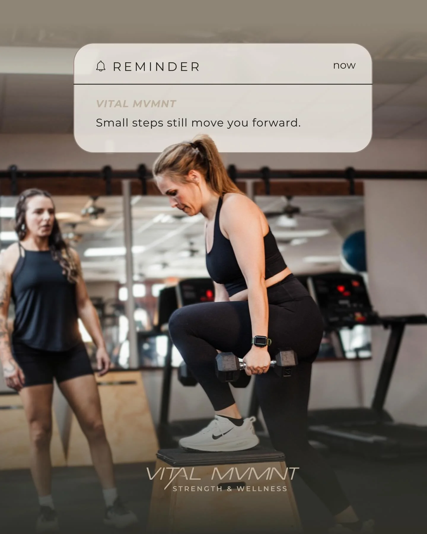 Big changes don&rsquo;t happen overnight, it happens when you commit to showing up again and again. 

Every workout counts and every choice matters. 
Keep choosing progress! 

#personaltraining #smallgrouptraining #strengthtraining #strengthandwellne