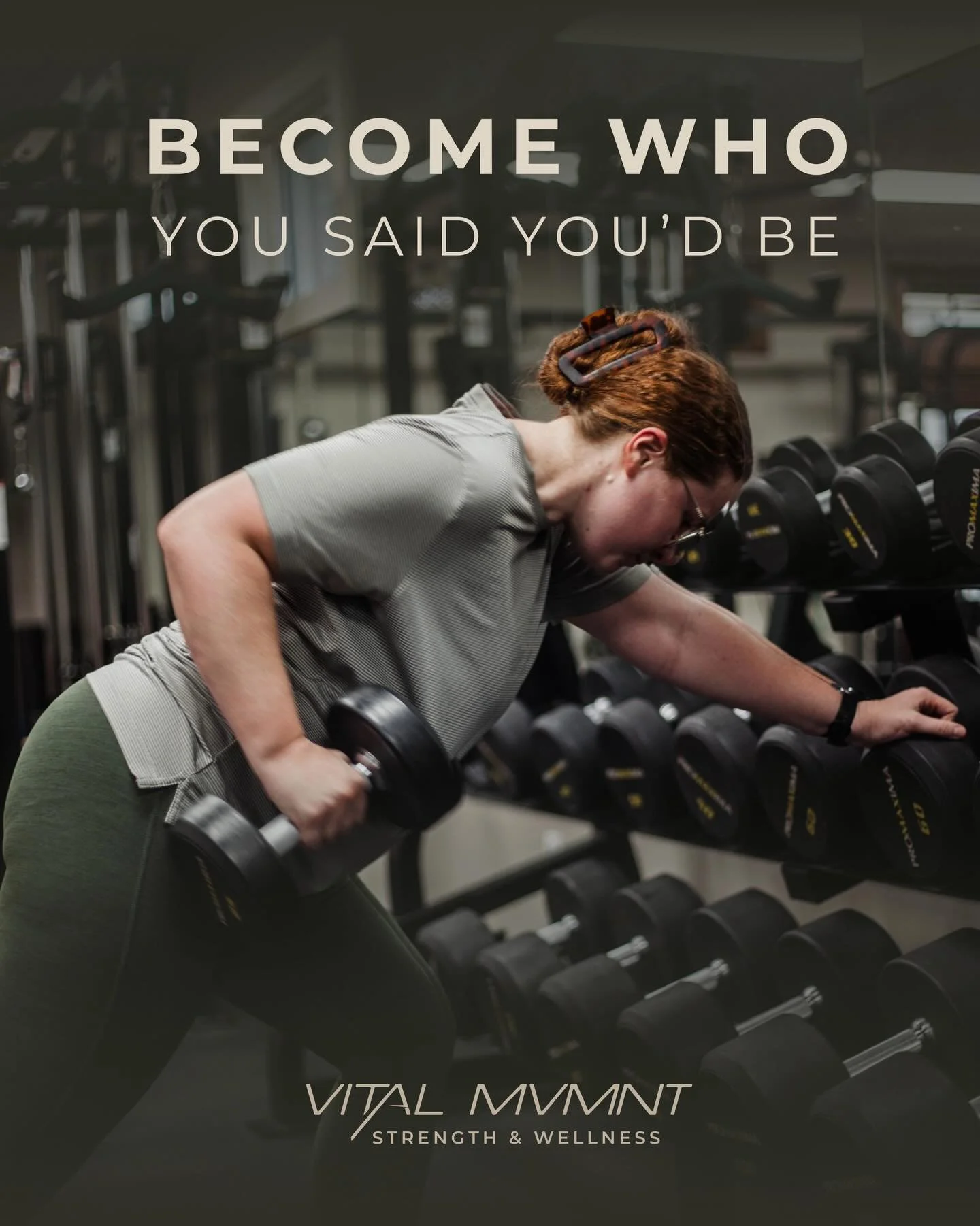 Become who you said you&rsquo;d be.

Not the version that waits for more time or more motivation. The version that shows up. The one that keeps going when it&rsquo;s uncomfortable, when it&rsquo;s early, and when it would be easier to skip.

The pers