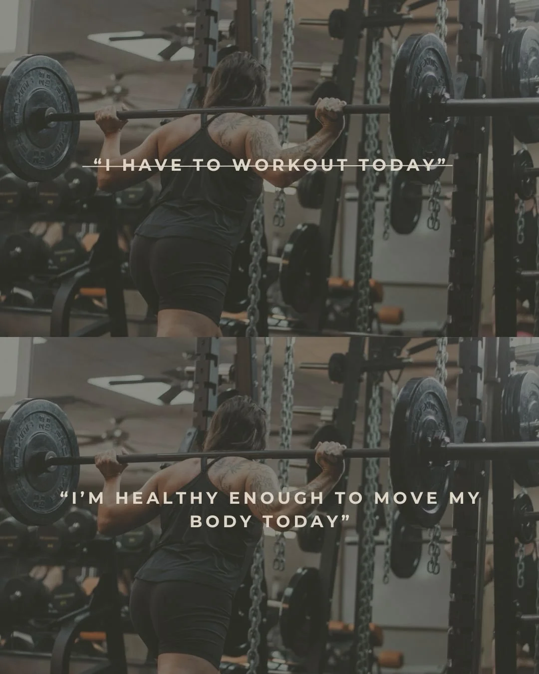 Change the way you think and see how your excuses no longer hold you back.

#strengthtraining #personaltraining #gymmotivation