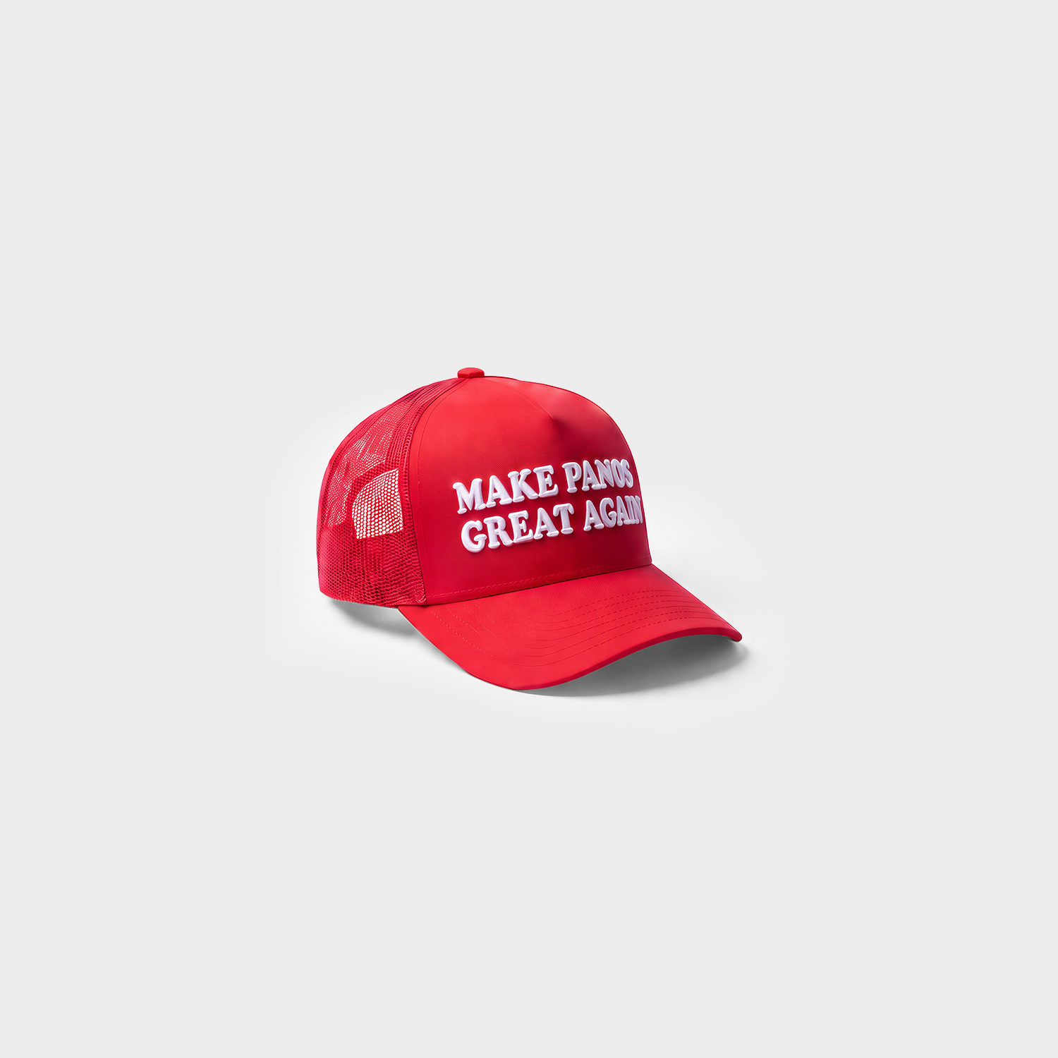 MAKE PANOS GREAT AGAIN TRUCKER HAT