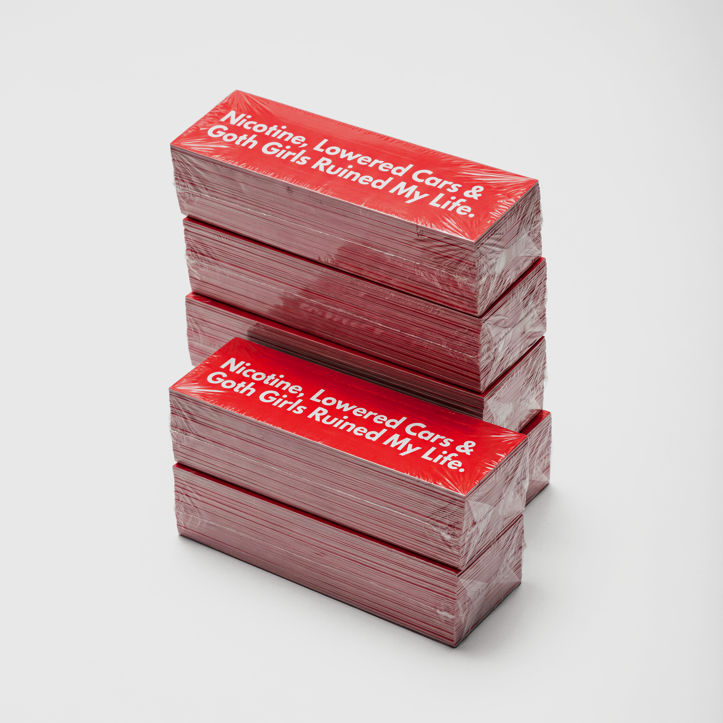 Goth Girls Ruined My Life Bumper Sticker