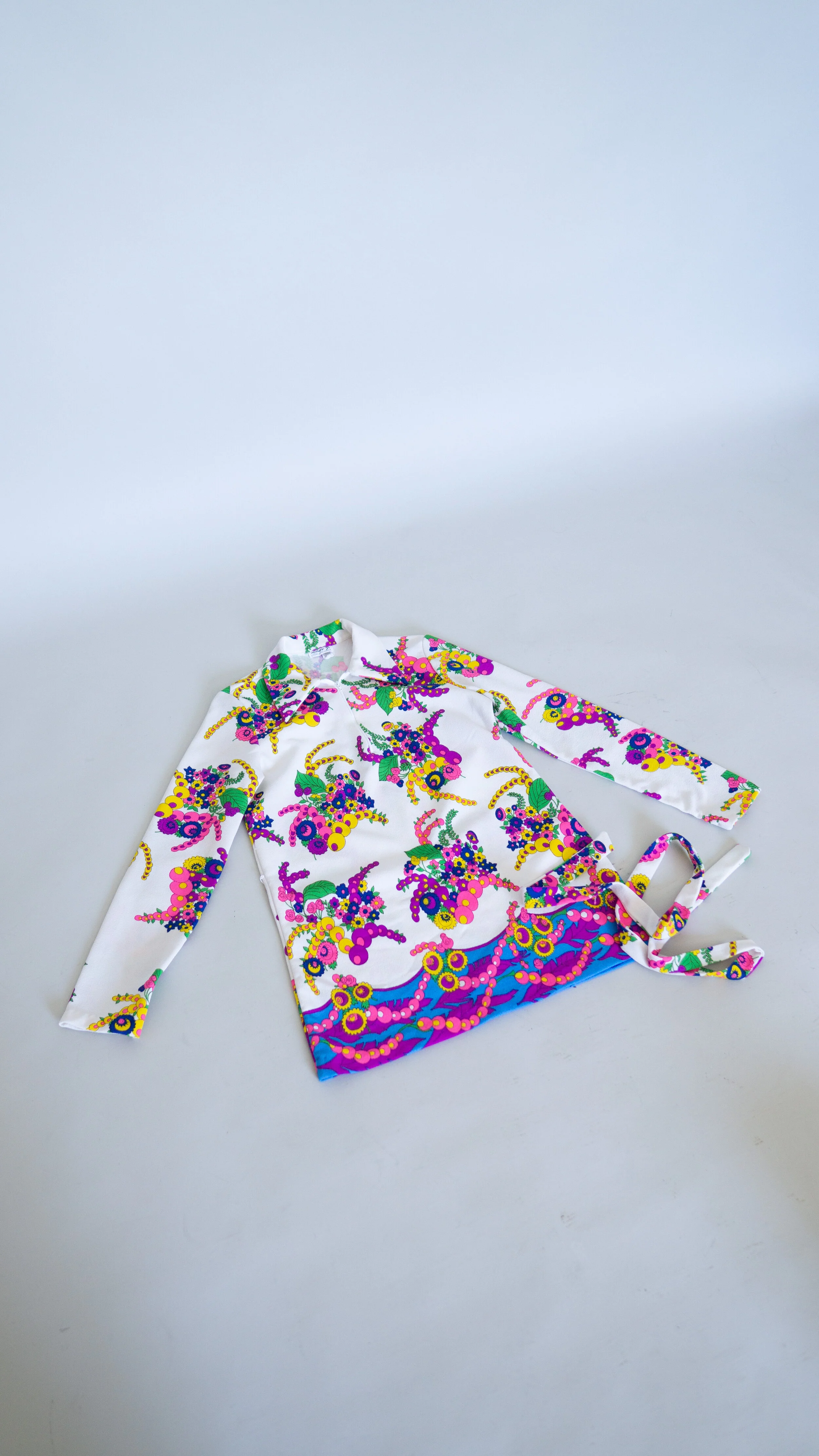 "If Spring was a shirt" 70s Disco Dance Party Floral Top
