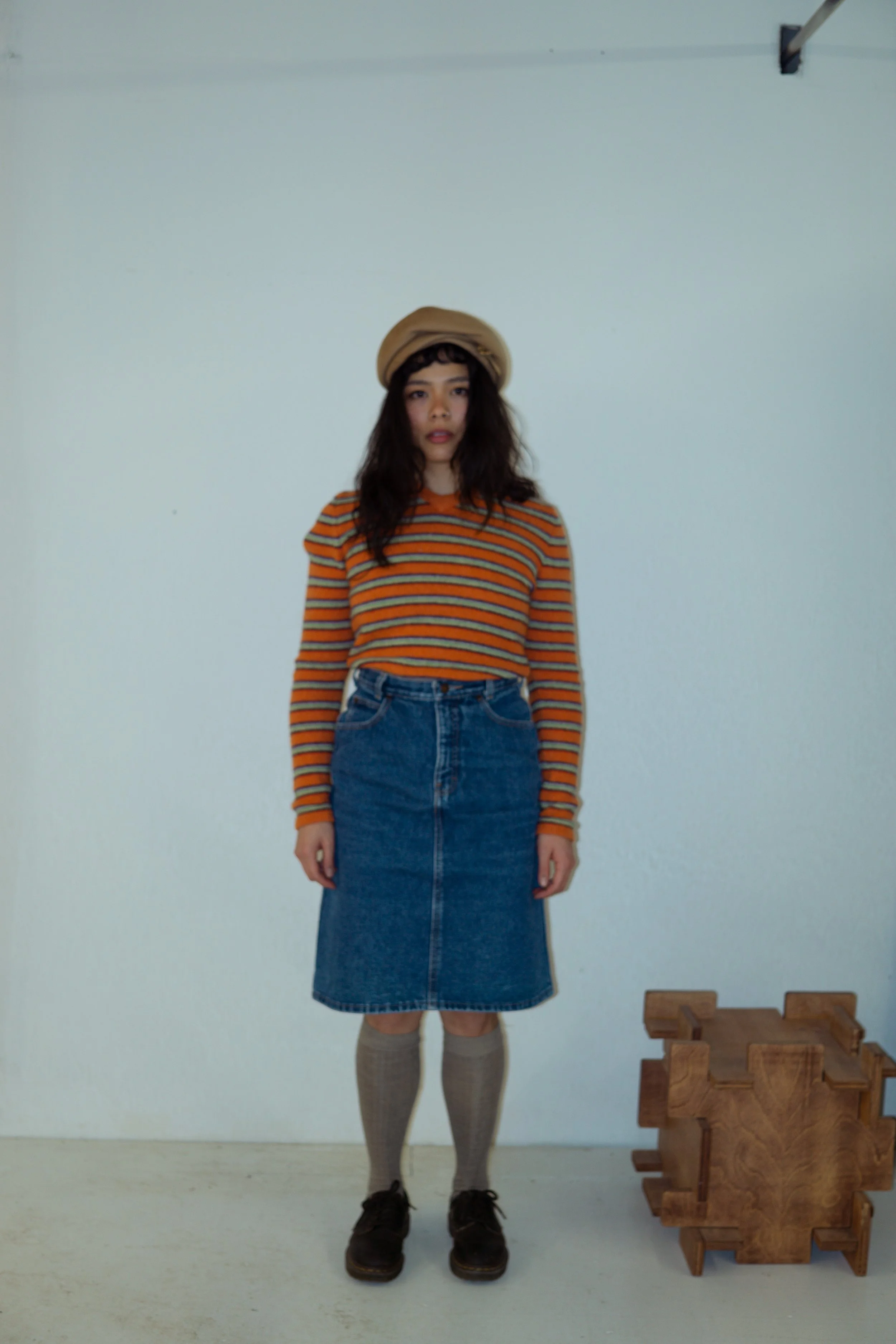 Striped Orange Sweater