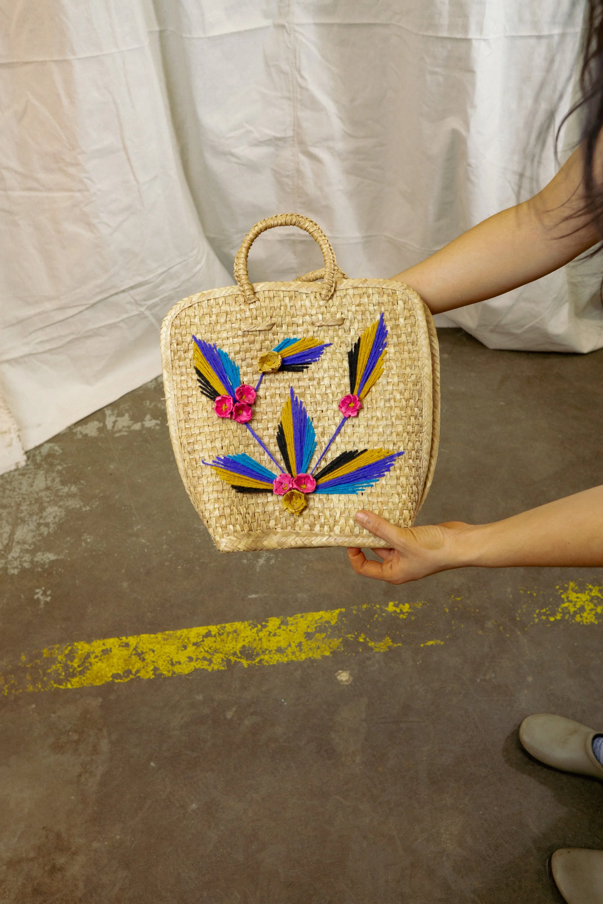 Wicker Tote Bag