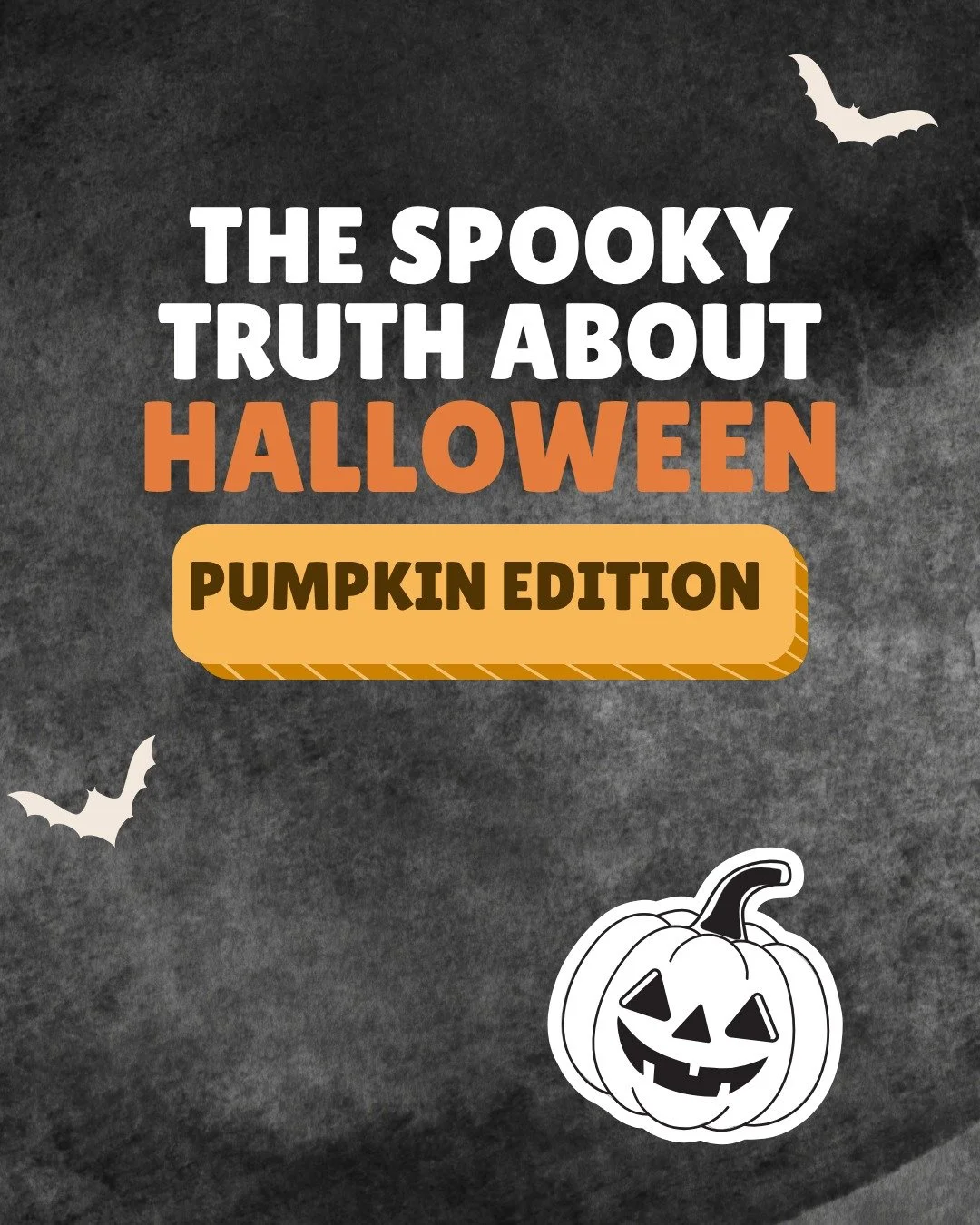🎃 The Spooky Truth About Pumpkins 🎃 
Every year, millions of pumpkins end up in the landfill after Halloween — but yours doesn’t have to!
Make the most of your pumpkin:
- Roast the seeds for a crunchy snack
- Use the flesh for pies, mu
