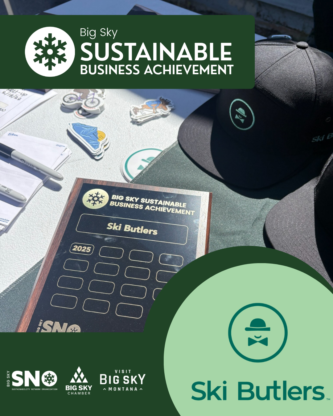 Business Celebration: Ski Butlers’ commitment to Sustainability!