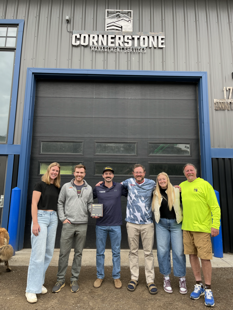Cornerstone Management Services Receives Sustainable Business Achievement 